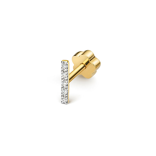 Diamond Cartilage Bar Stud
