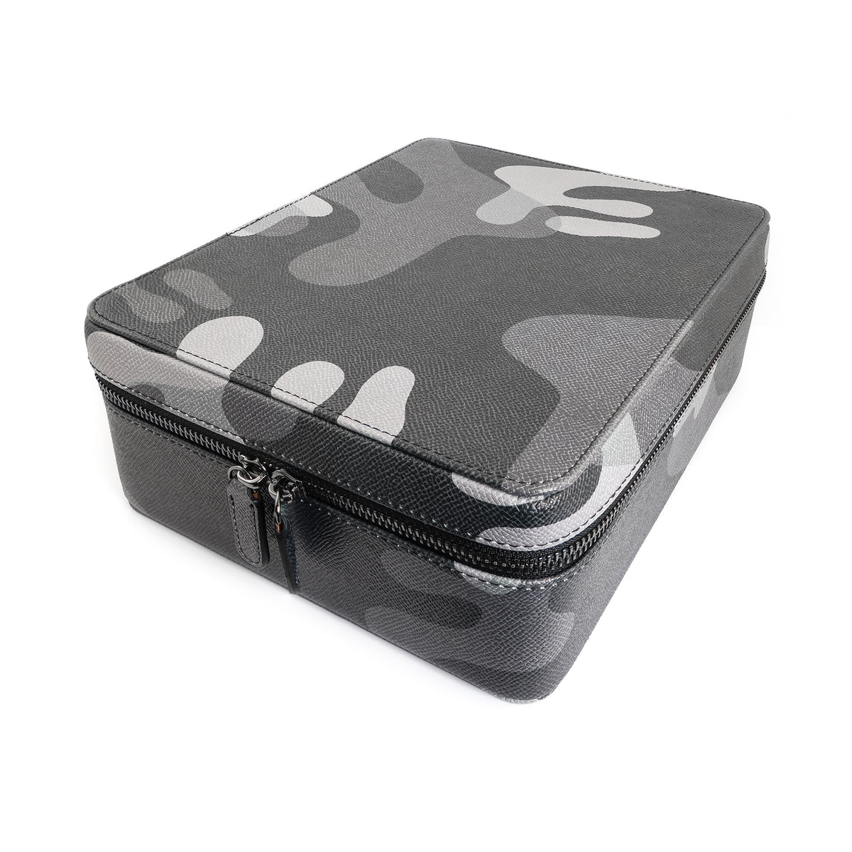 Grey Camo Watch Storage Box - 6 Piece
