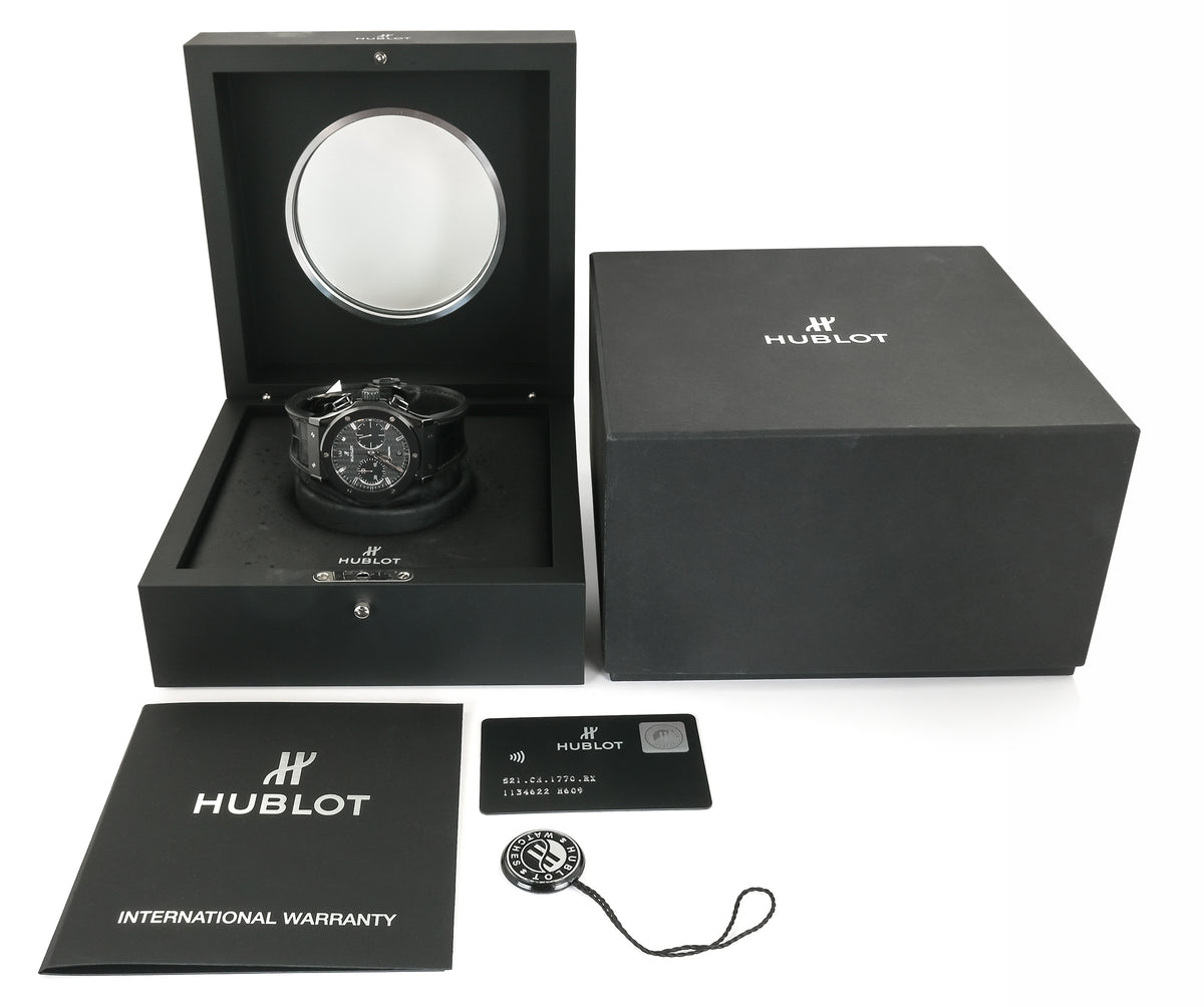 Hublot Classic Fusion Chronograph Black Magic 521.CM.1171.RX Box