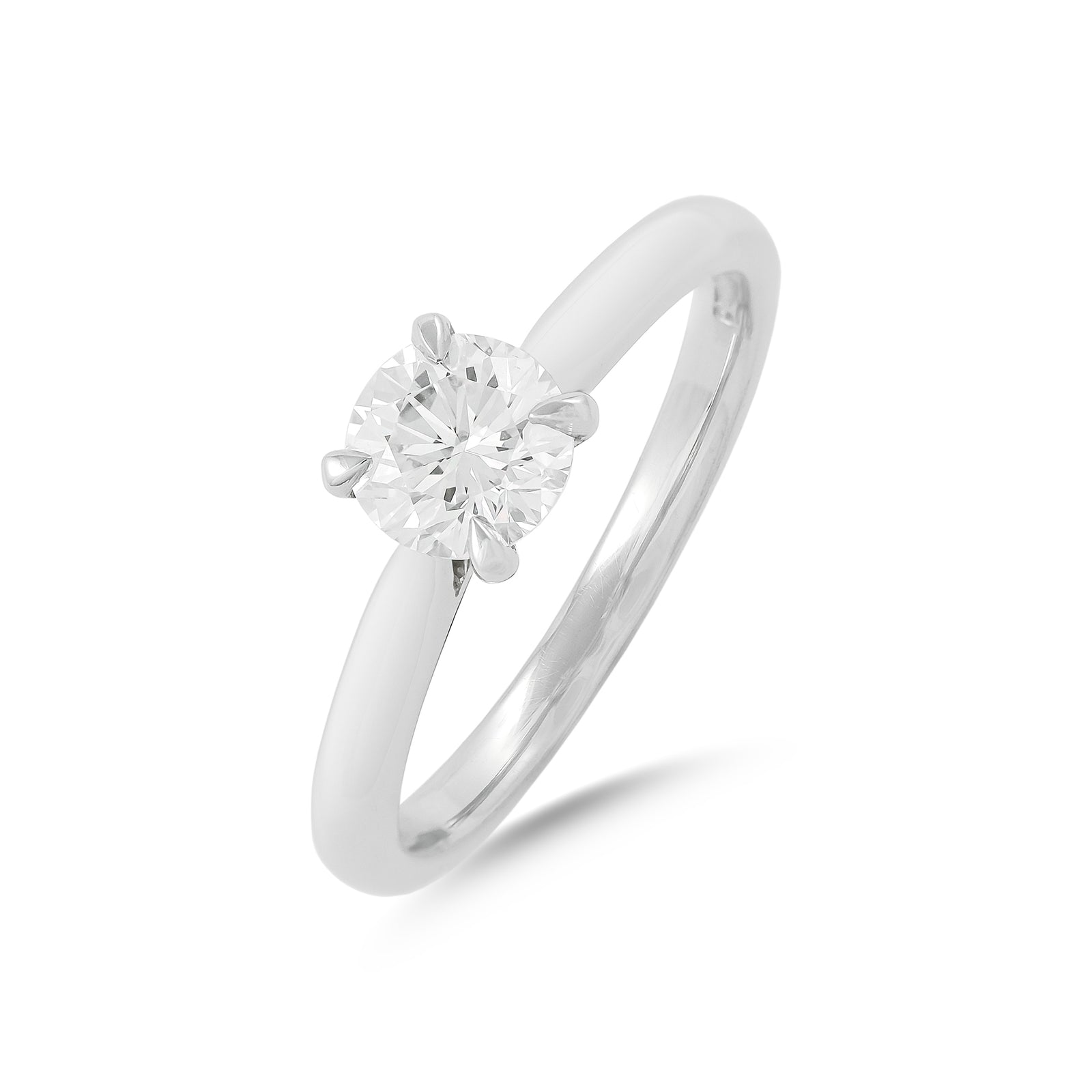 0.75ct Brilliant-Cut Solitaire Diamond Engagement Ring