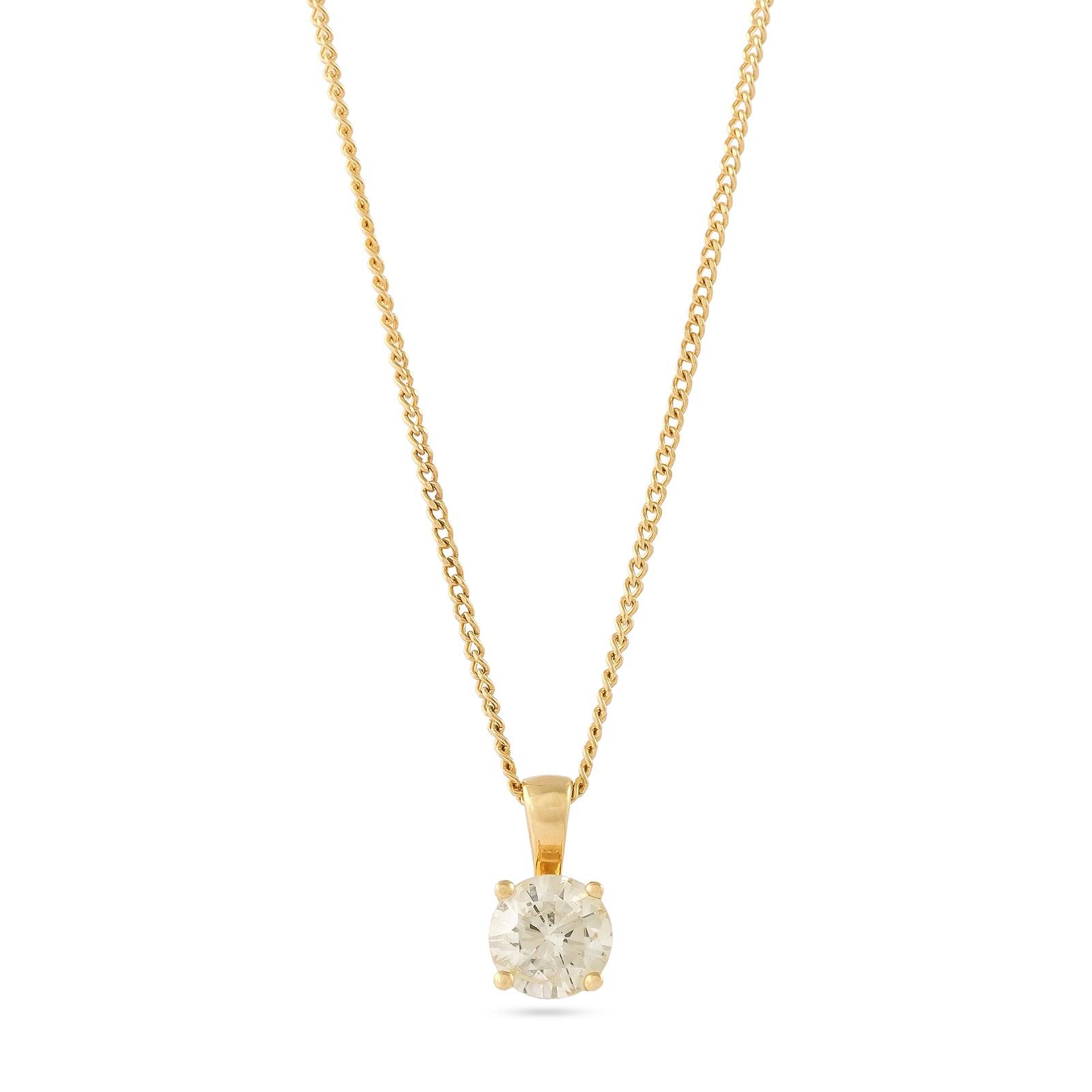 0.59ct Diamond Solitaire Pendant