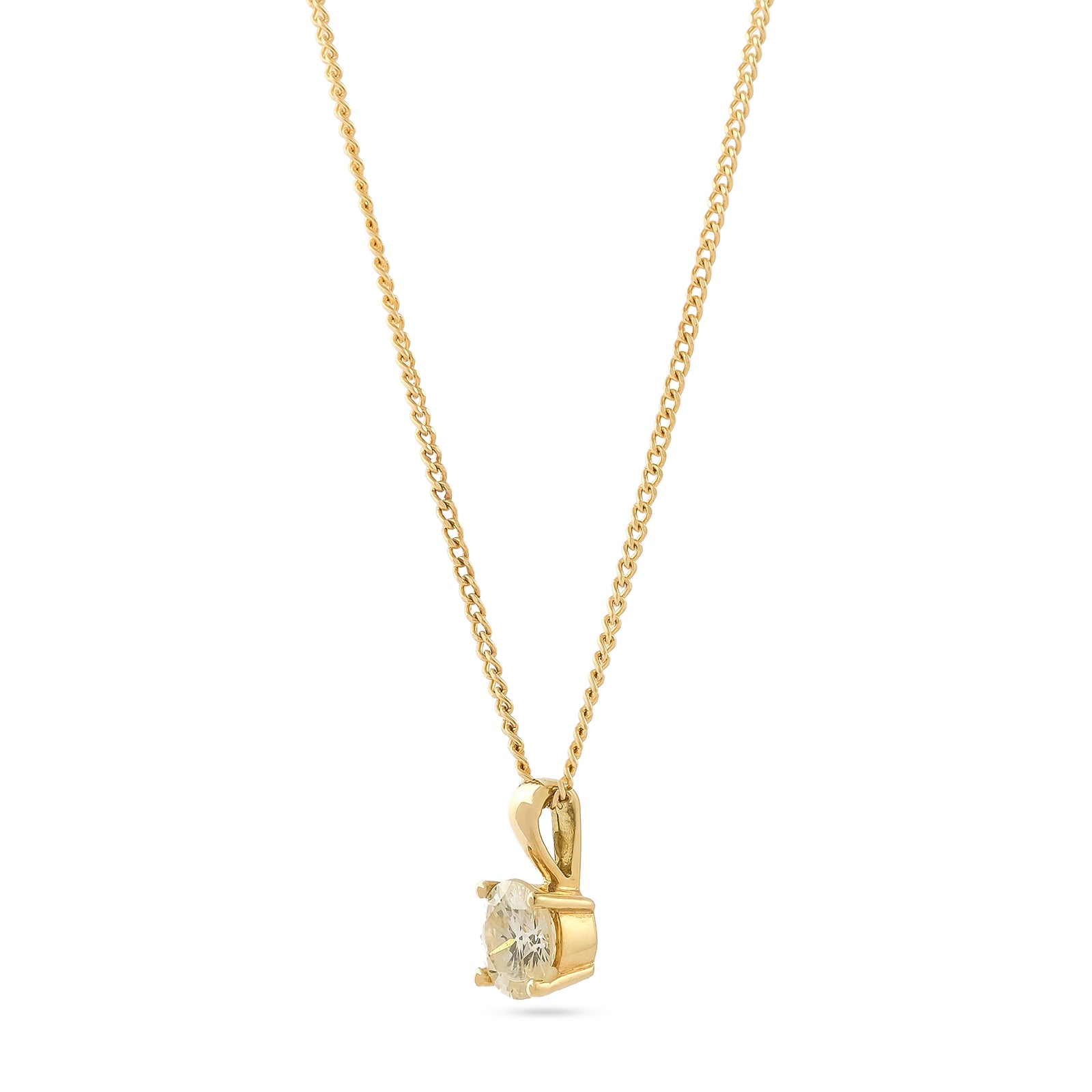 0.59ct Diamond Solitaire Pendant