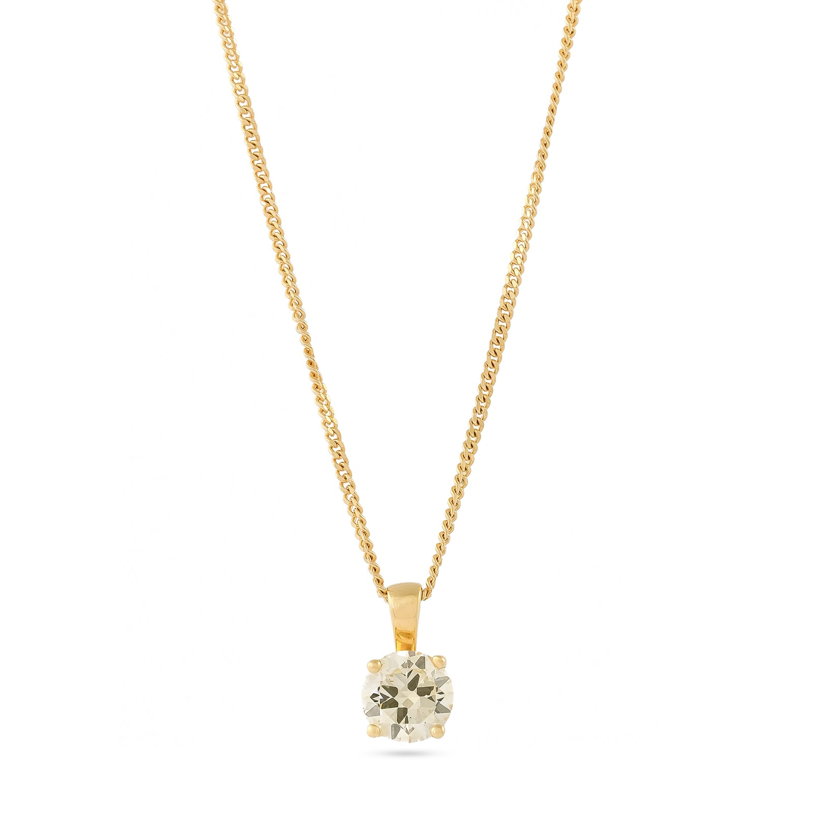 0.68ct Diamond Solitaire Pendant