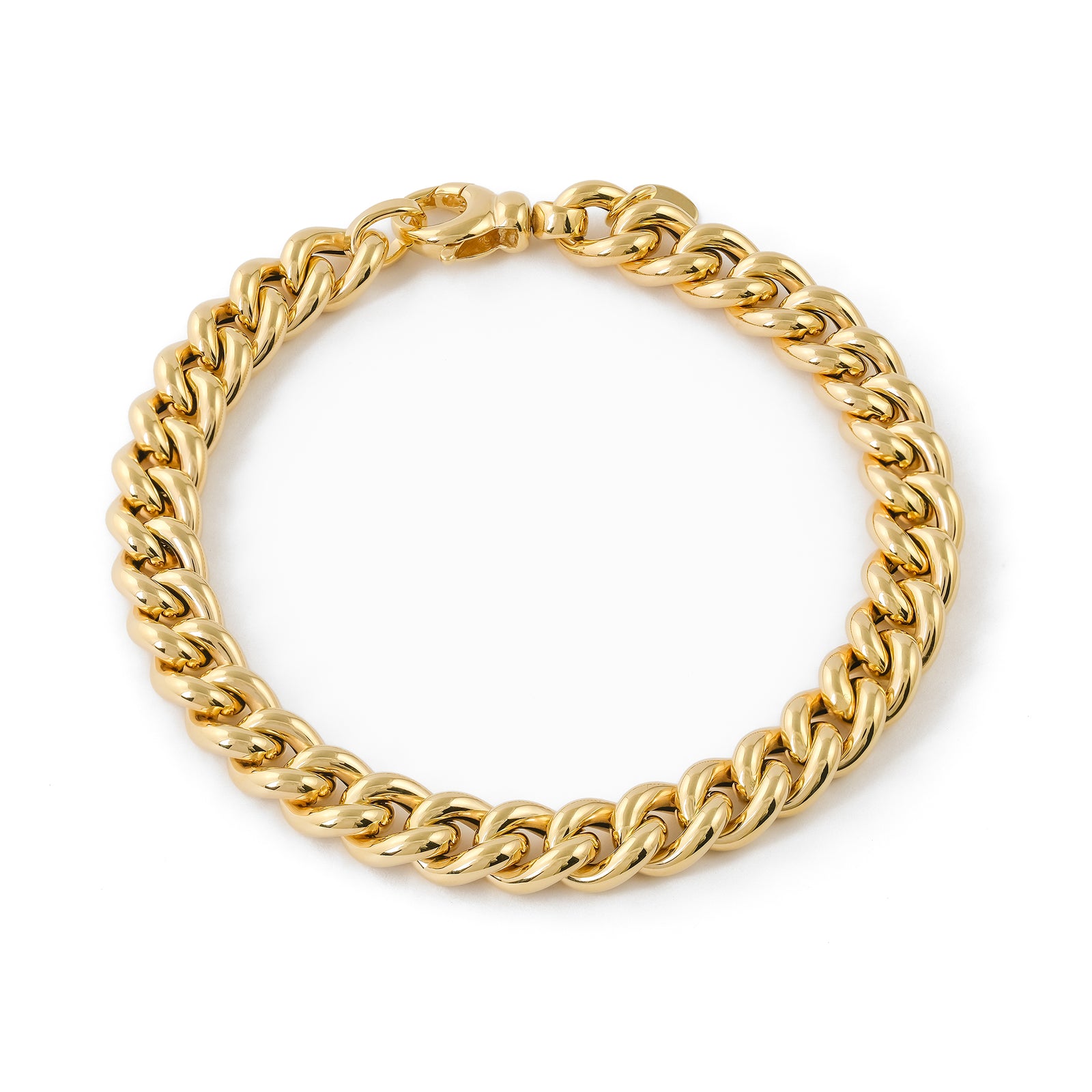 9ct Yellow Gold Curb Bracelet