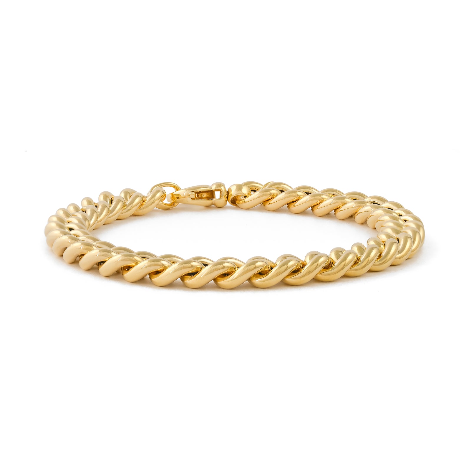 9ct Yellow Gold Curb Bracelet