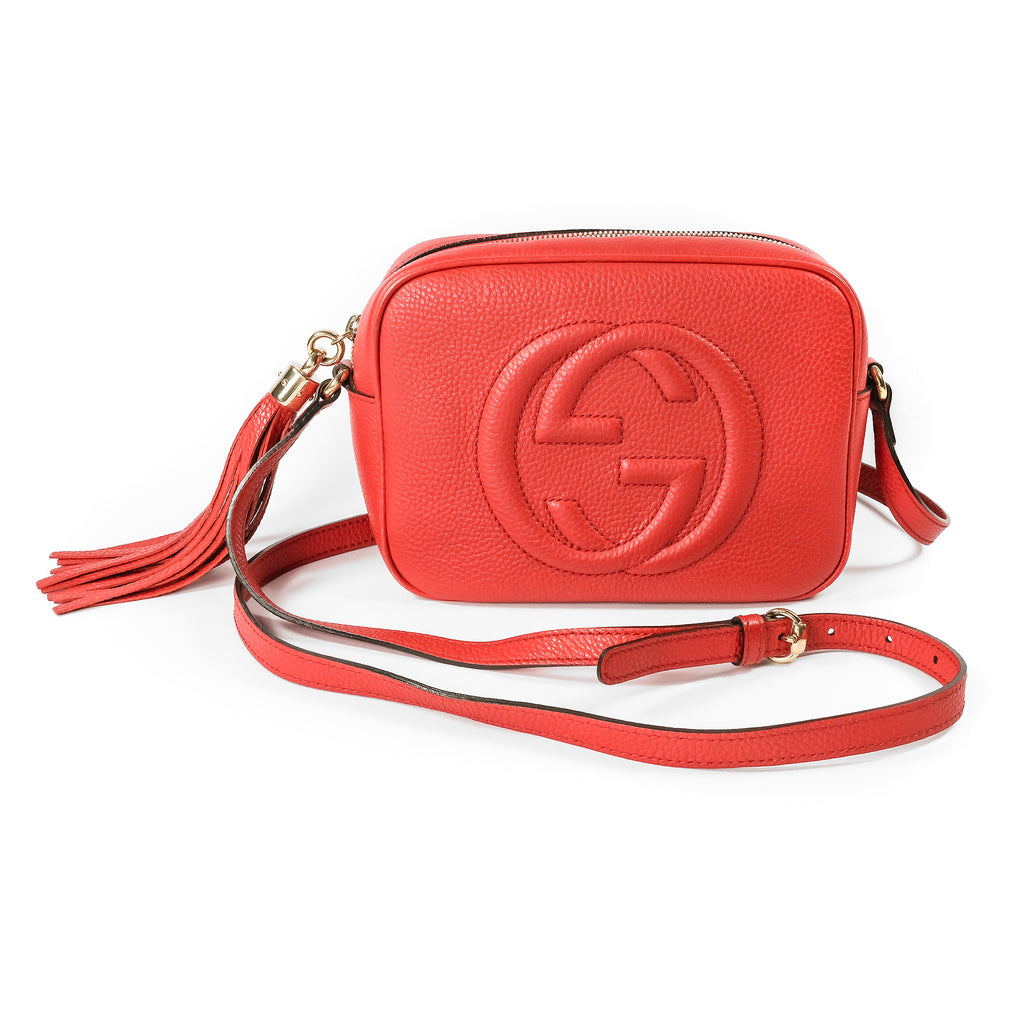 Gucci Soho Disco Bag Red Gucci Soho Disco Bag Kings Hill Jewellery
