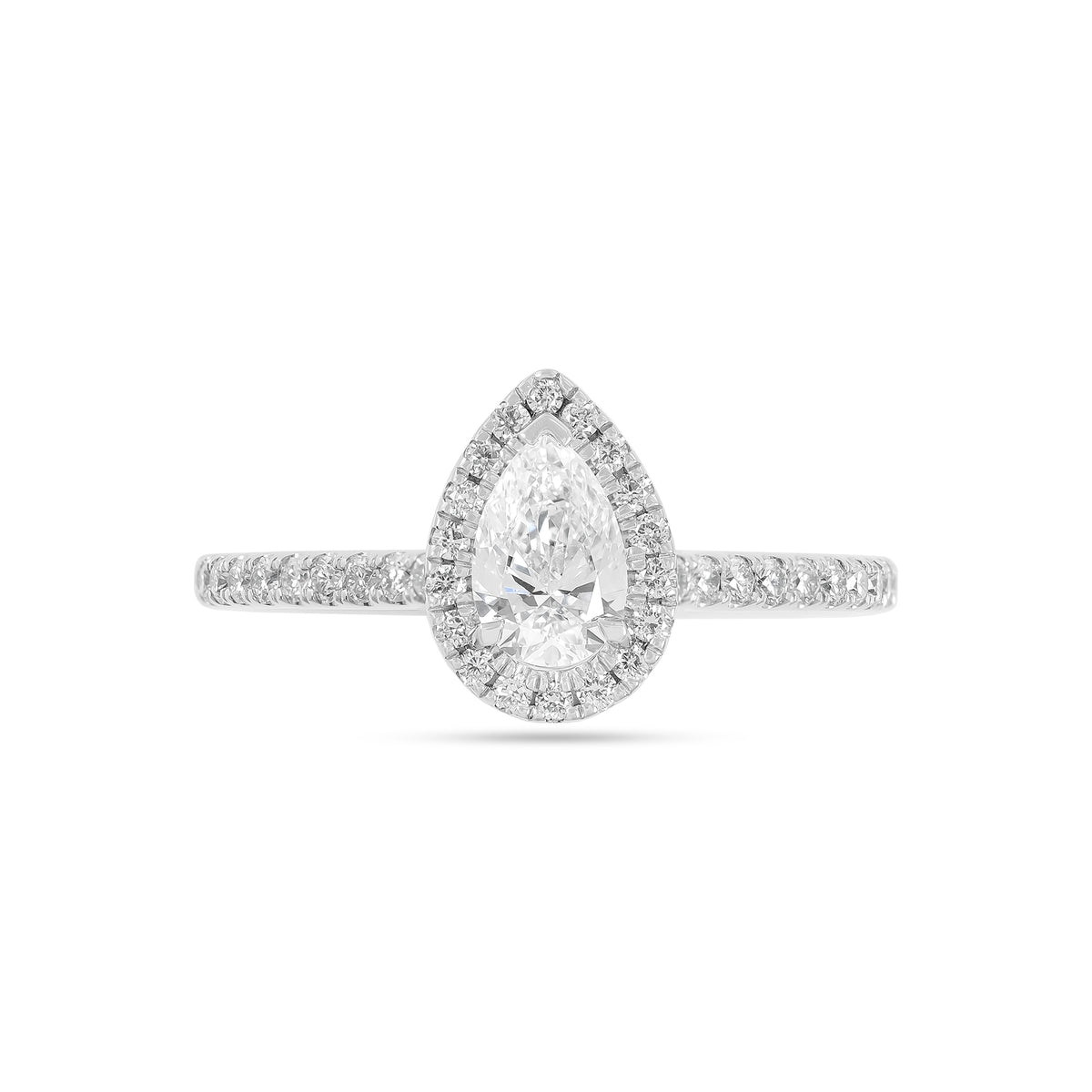 0.50ct Pear-Cut Diamond Engagement Ring