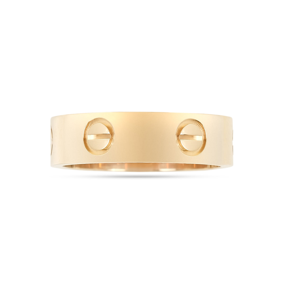  Cartier 18ct Yellow Gold Plain Love Ring