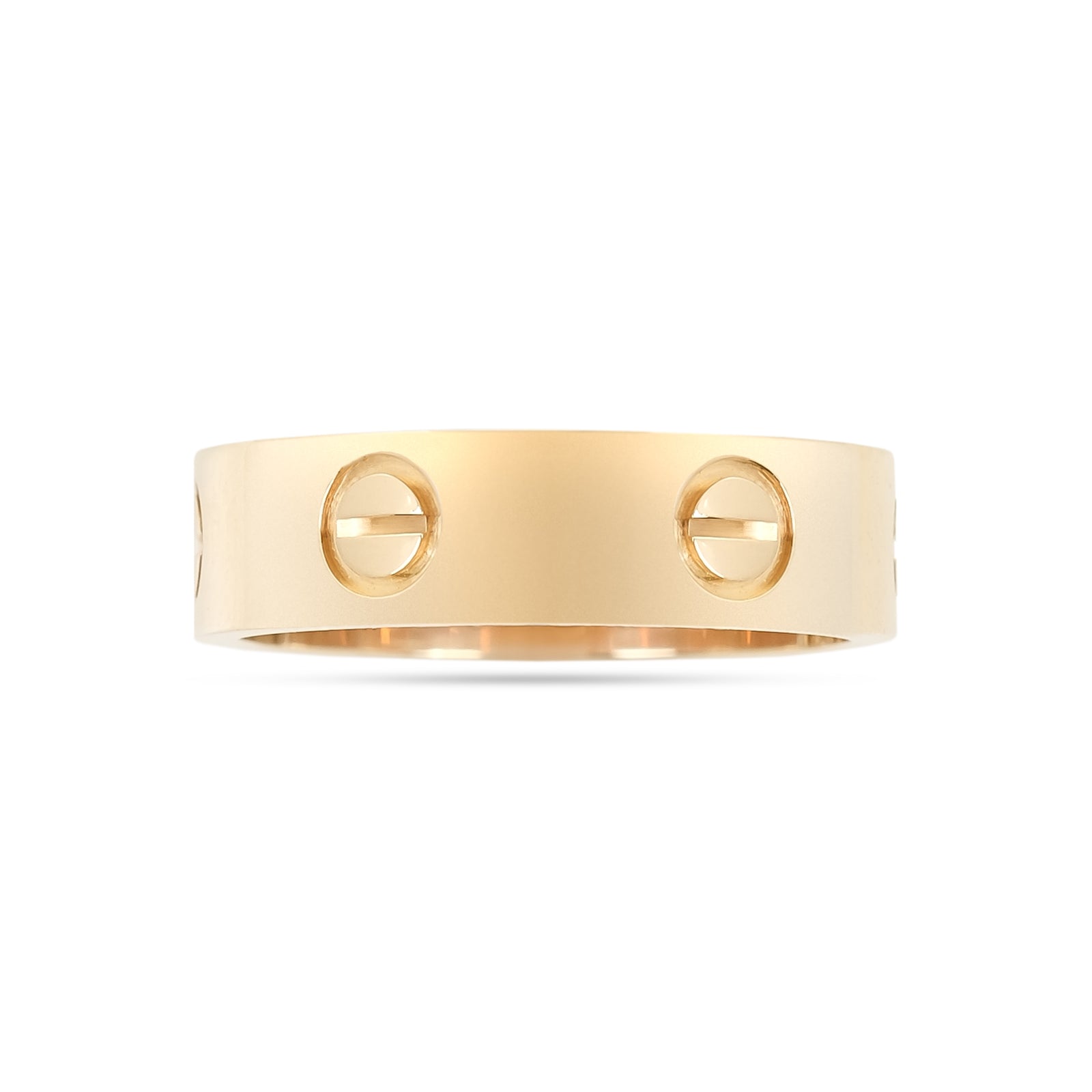 Cartier 18ct Yellow Gold Plain Love Ring