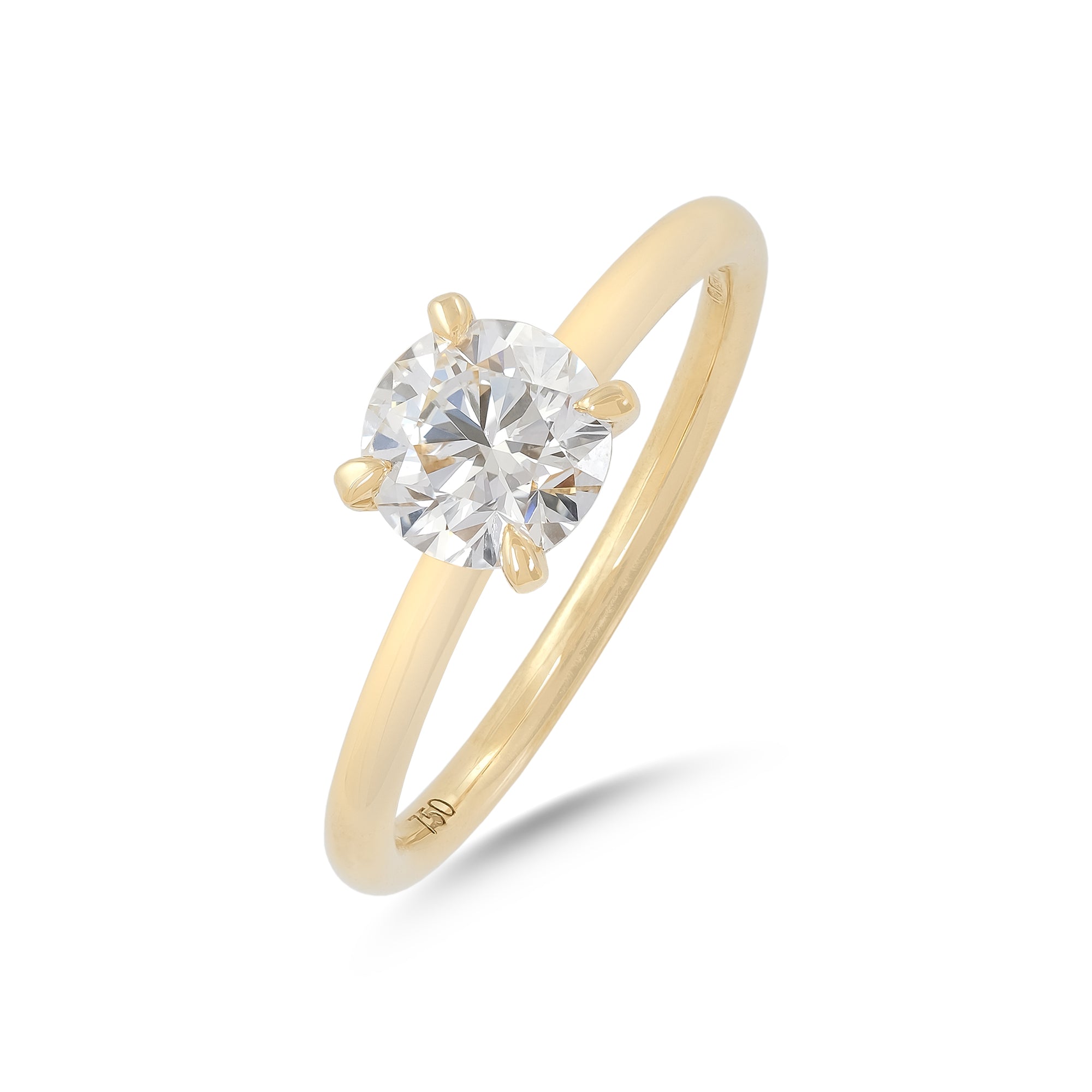 0.95ct Brilliant-Cut Diamond Engagement Ring