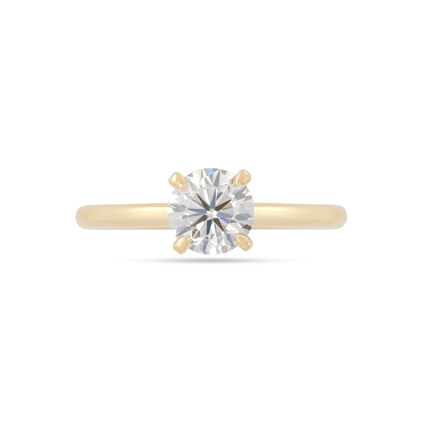 0.95ct Brilliant-Cut Diamond Engagement Ring