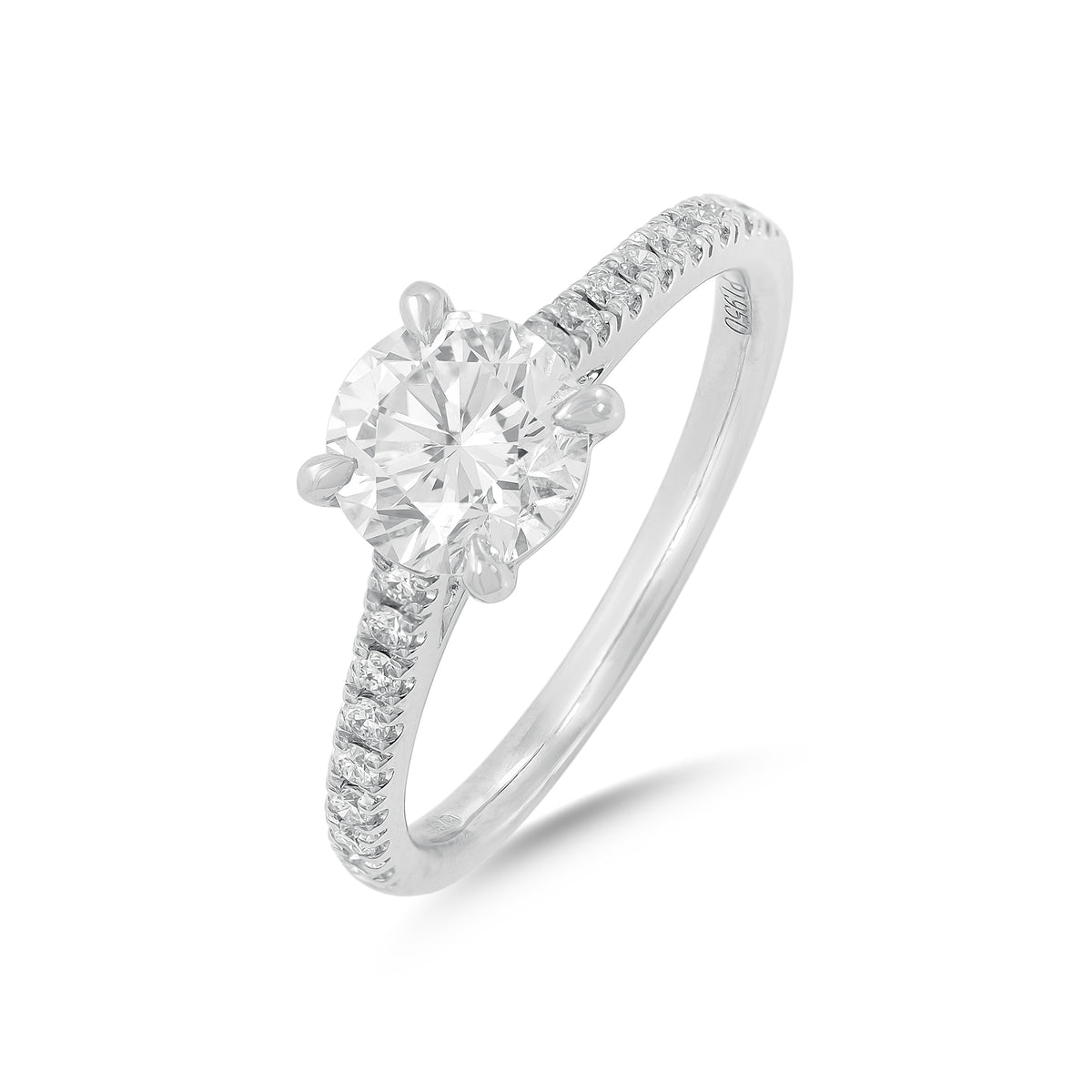 1.23ct Brilliant-Cut Diamond Engagement Ring