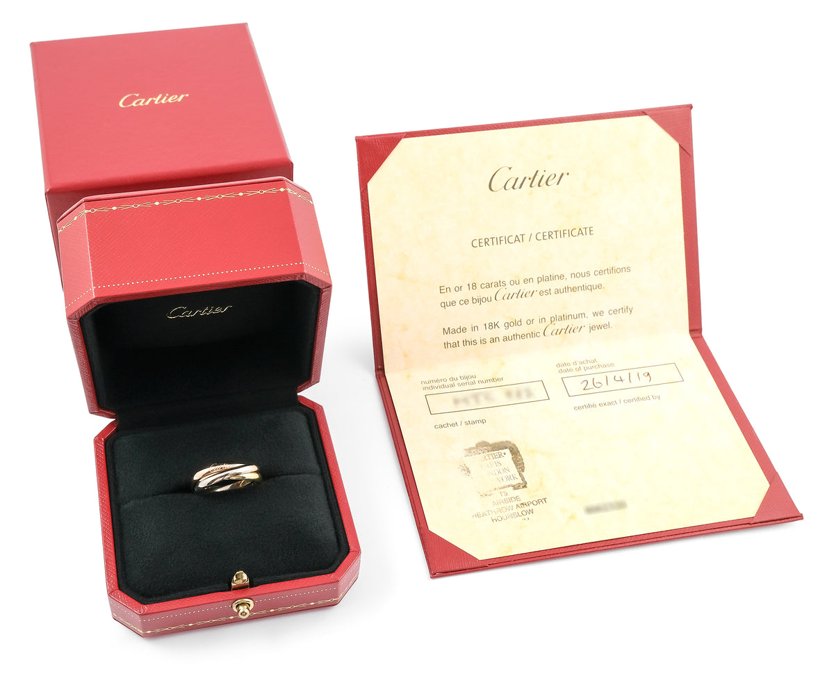 Cartier 18ct Gold Trinity Ring