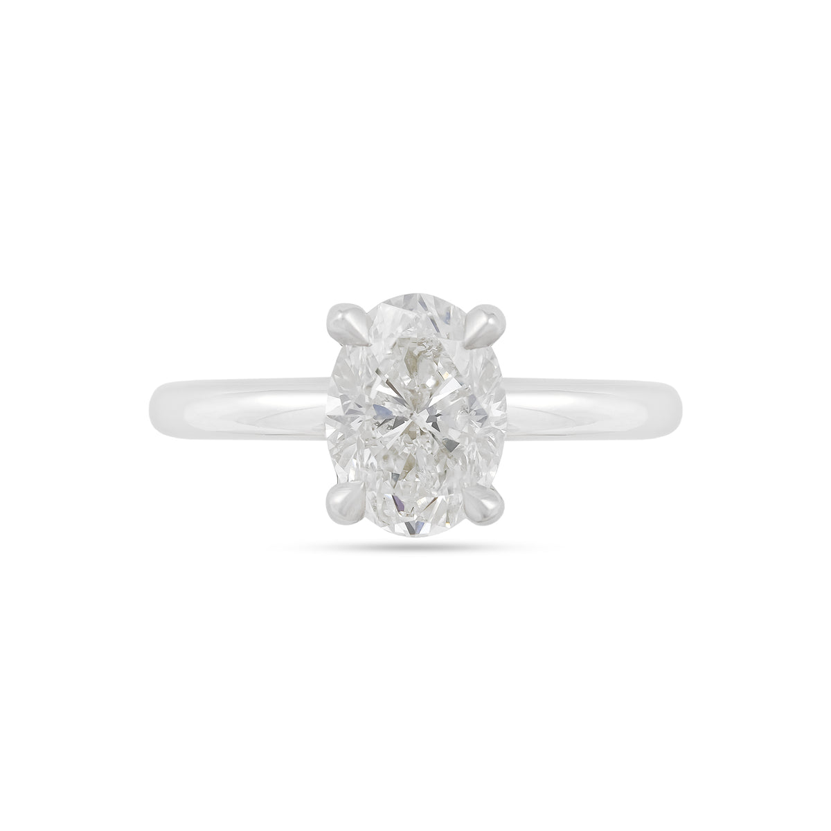 1.50ct Oval-Cut Diamond Engagement Ring