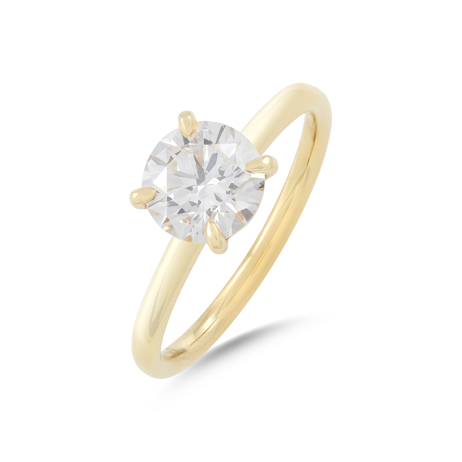 1.24ct Brilliant-Cut Diamond Solitaire Engagement Ring