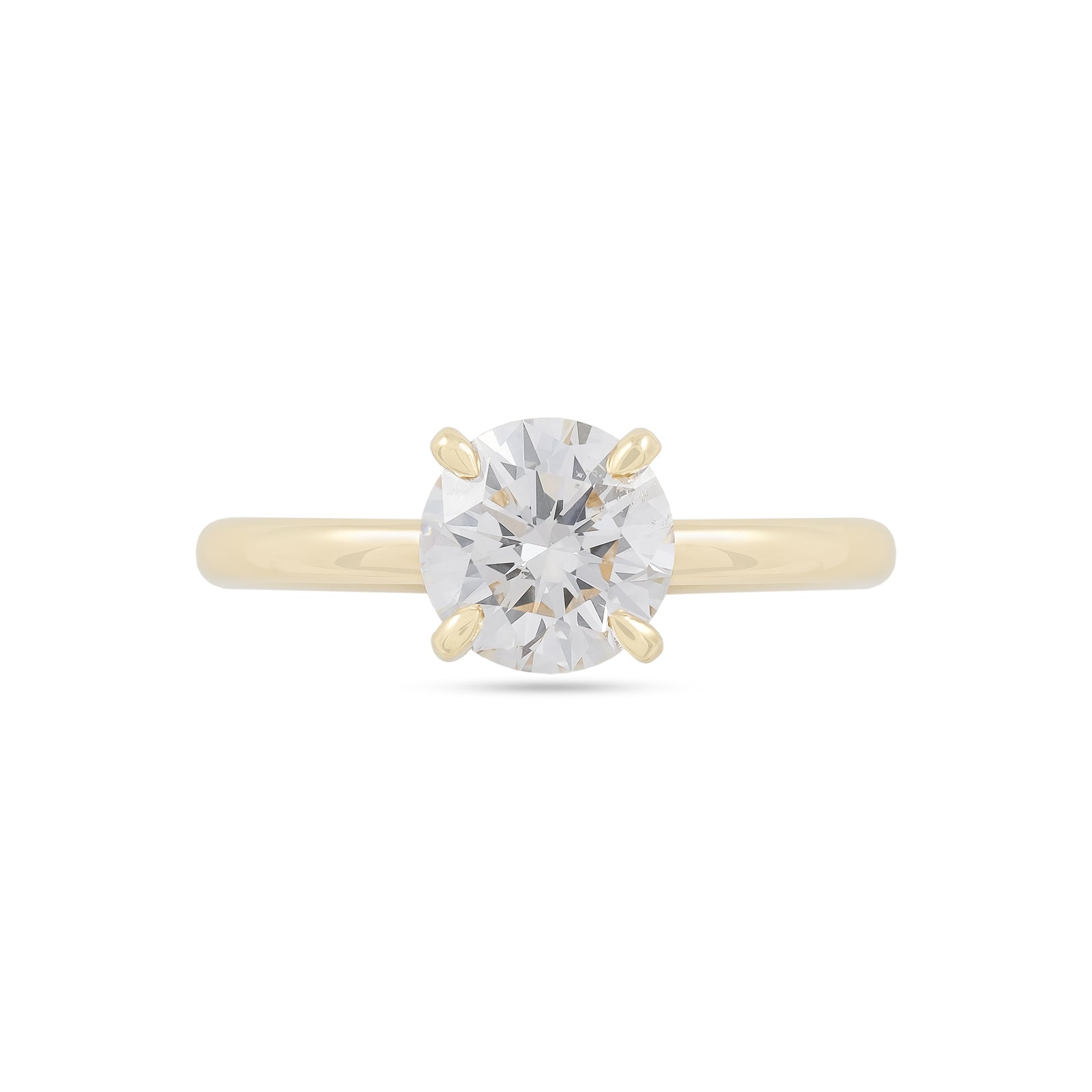 1.24ct Brilliant-Cut Diamond Solitaire Engagement Ring