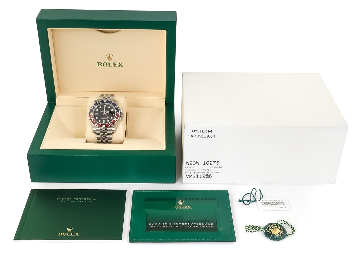 Rolex GMT Master II Pepsi 126710BLRO