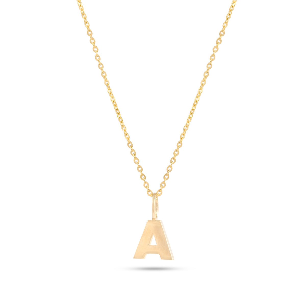 9ct Yellow Gold Initial &quot;A&quot; Pendant