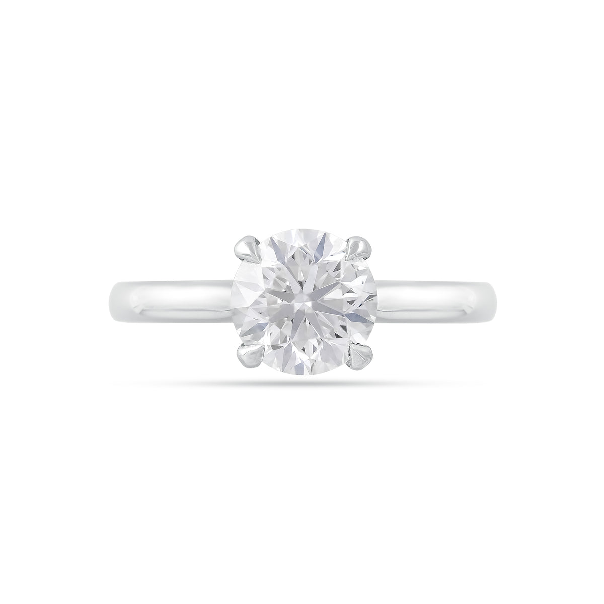 Lab Diamond 2.00ct Brilliant-Cut Solitaire Engagement Ring