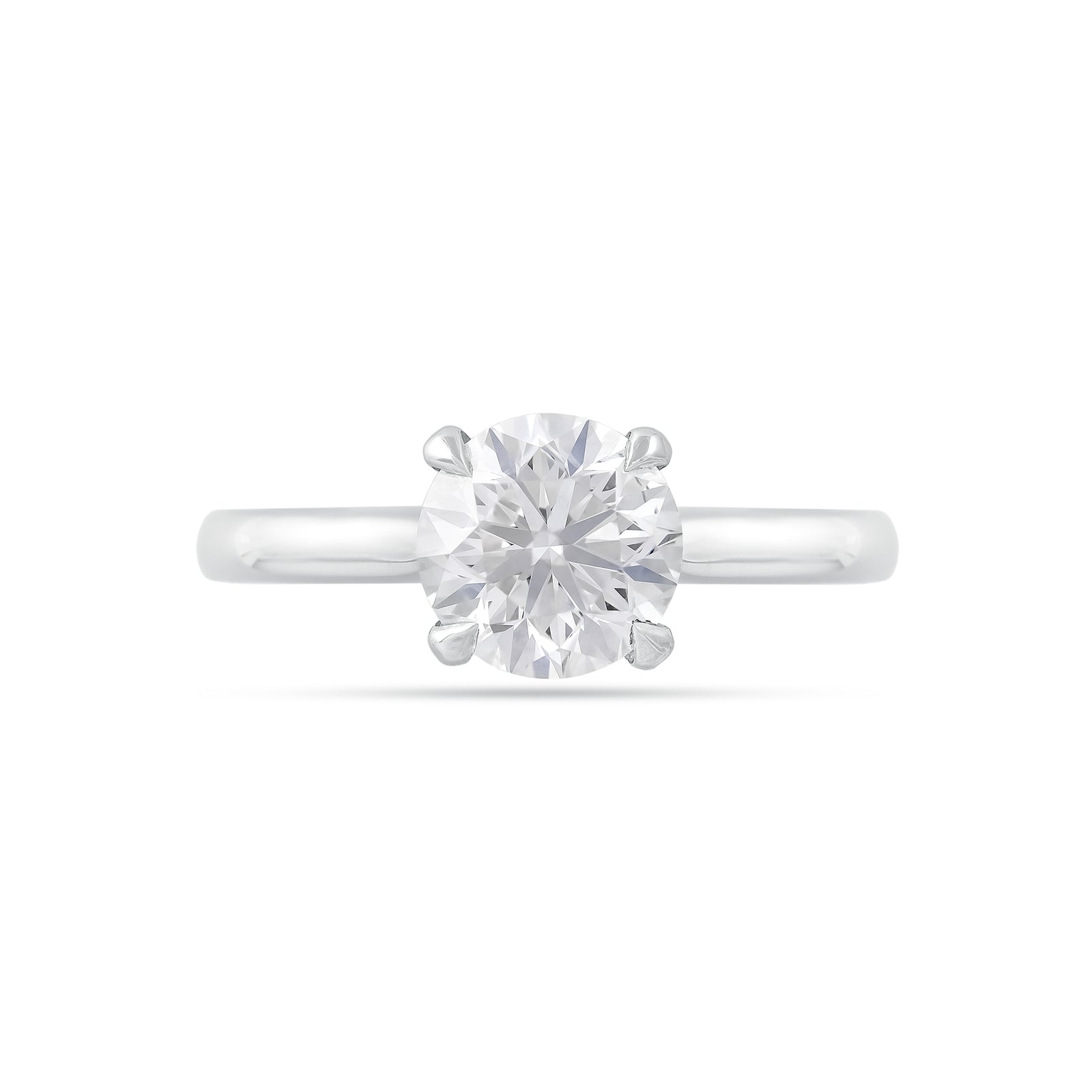 Lab Diamond 2.00ct Brilliant-Cut Solitaire Engagement Ring