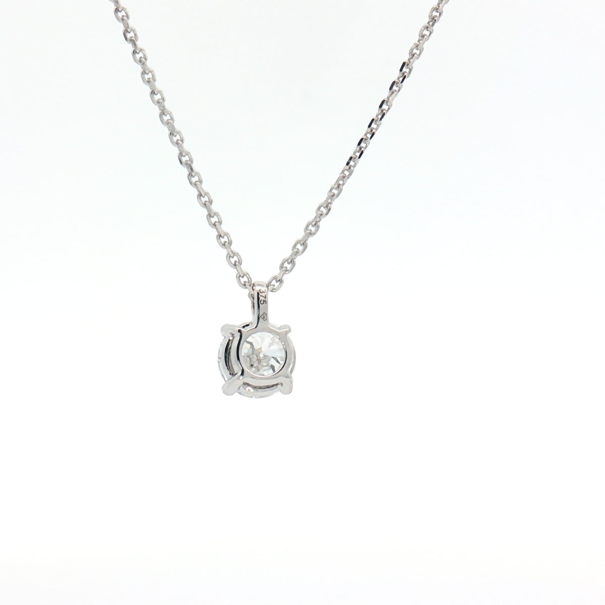 Lab Diamond 0.75ct Brilliant-cut 9ct White Gold Pendant