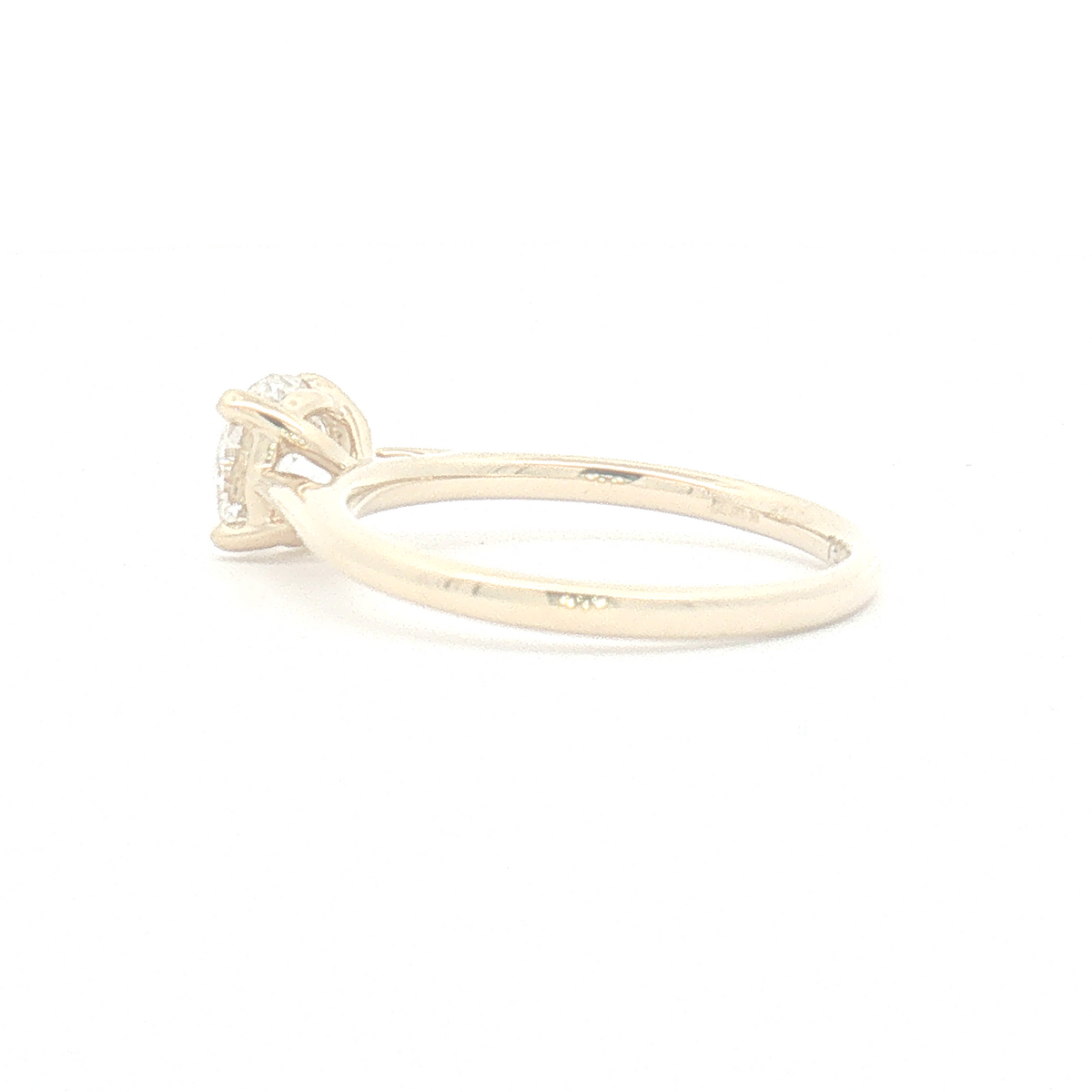 Lab Diamond 1.00ct Round Brilliant-cut Engaement Ring
