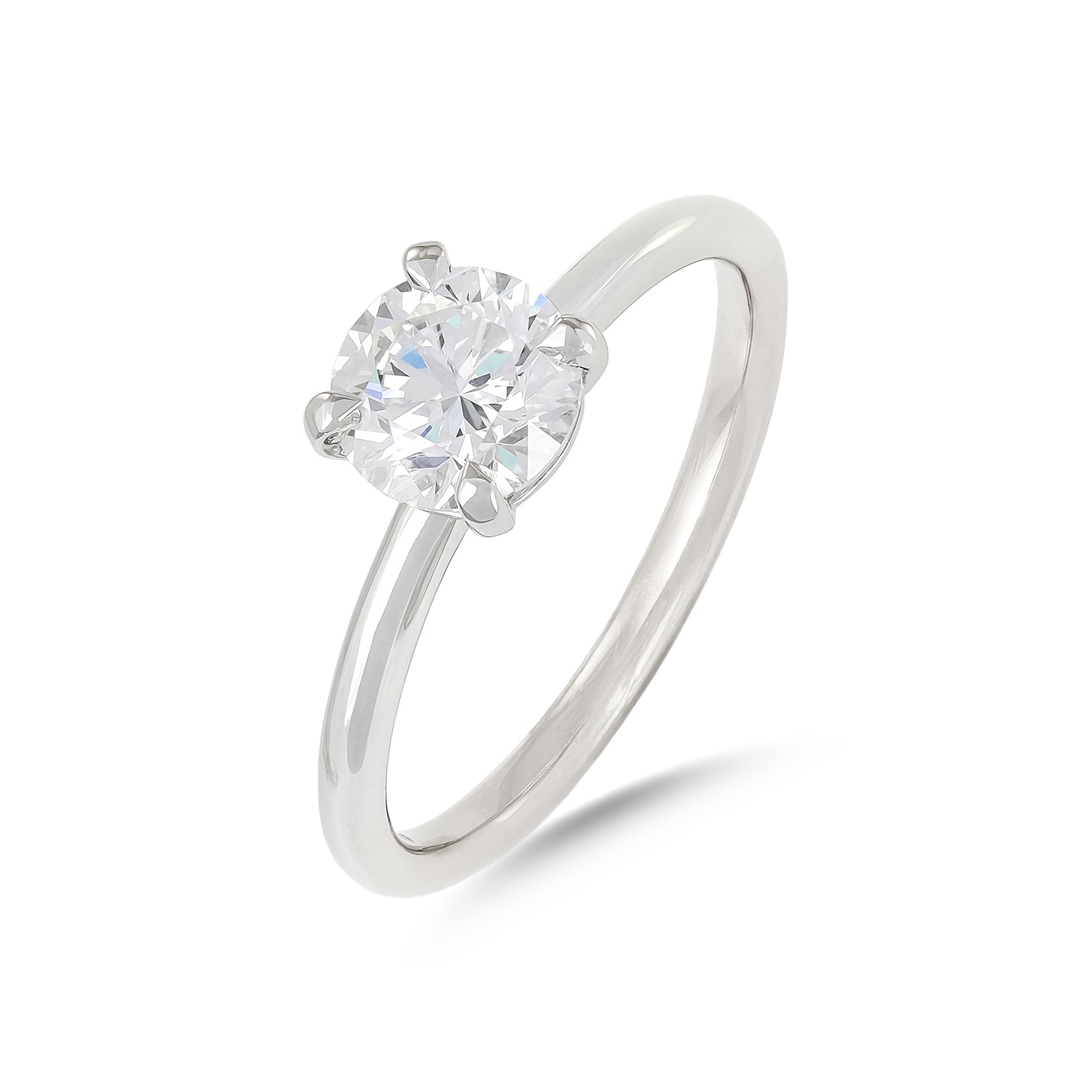 Lab Diamond 1.06ct Brilliant-Cut Solitaire Platinum Engagement Ring