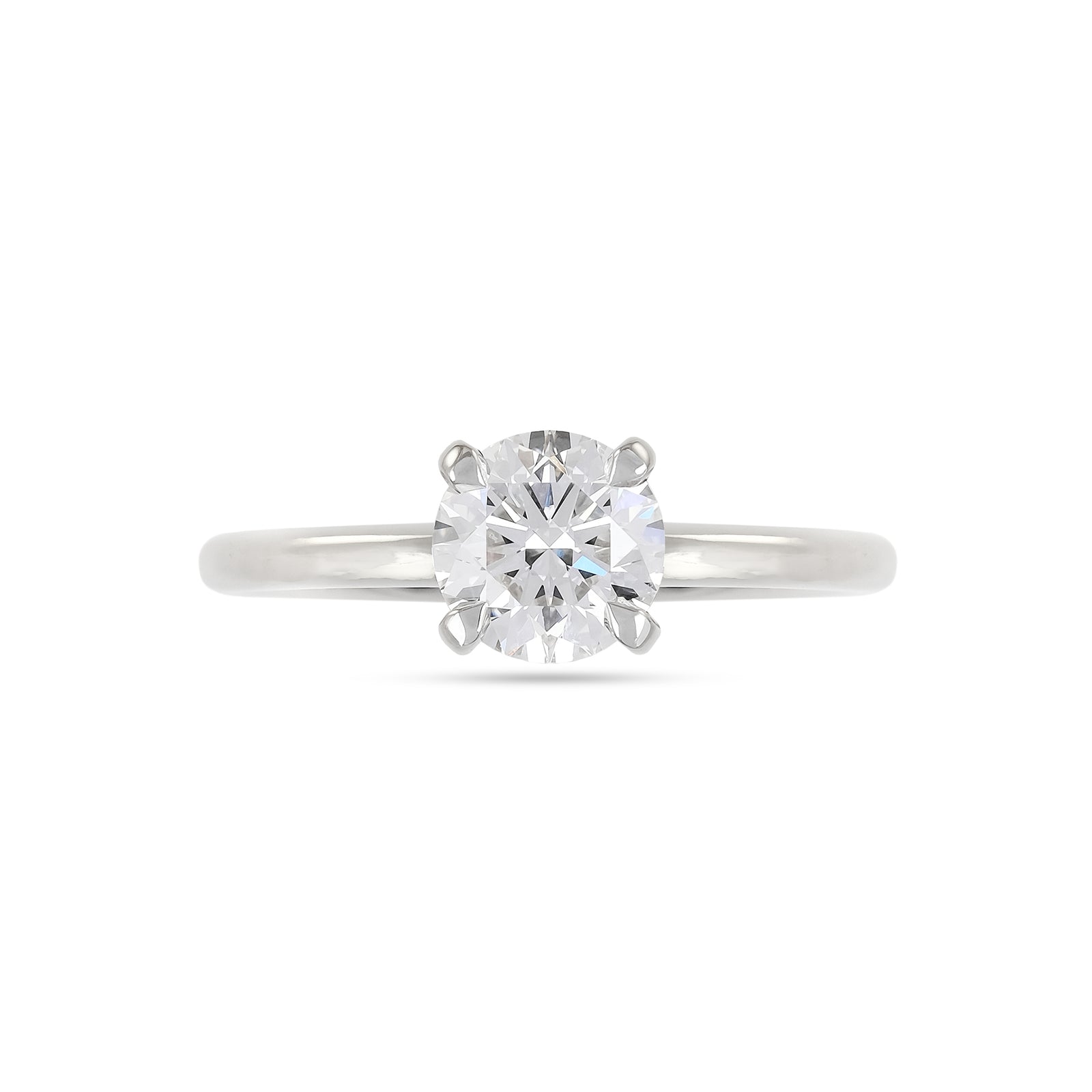 Lab Diamond 1.06ct Brilliant-Cut Solitaire Platinum Engagement Ring