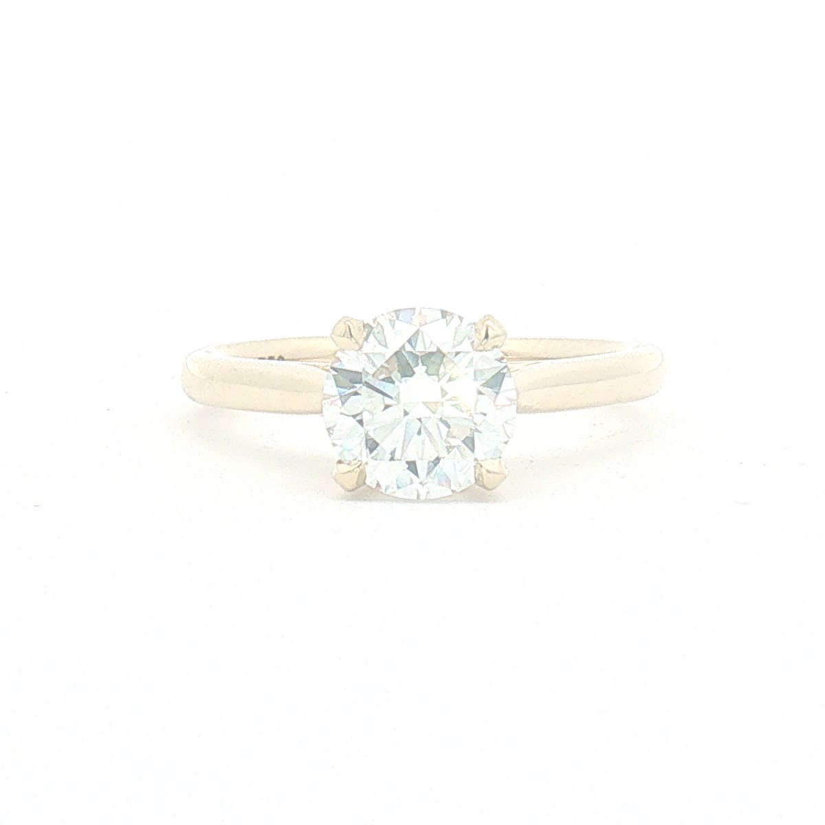 Lab Diamond 1.50ct Round Brilliant-cut Engagement Ring