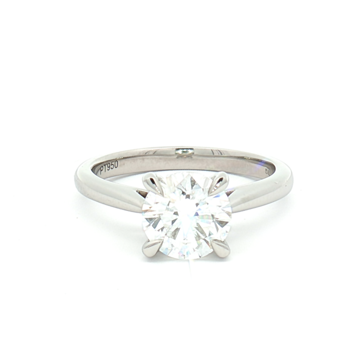 Lab Diamond 1.56ct Brilliant-Cut Solitaire Engagement Ring