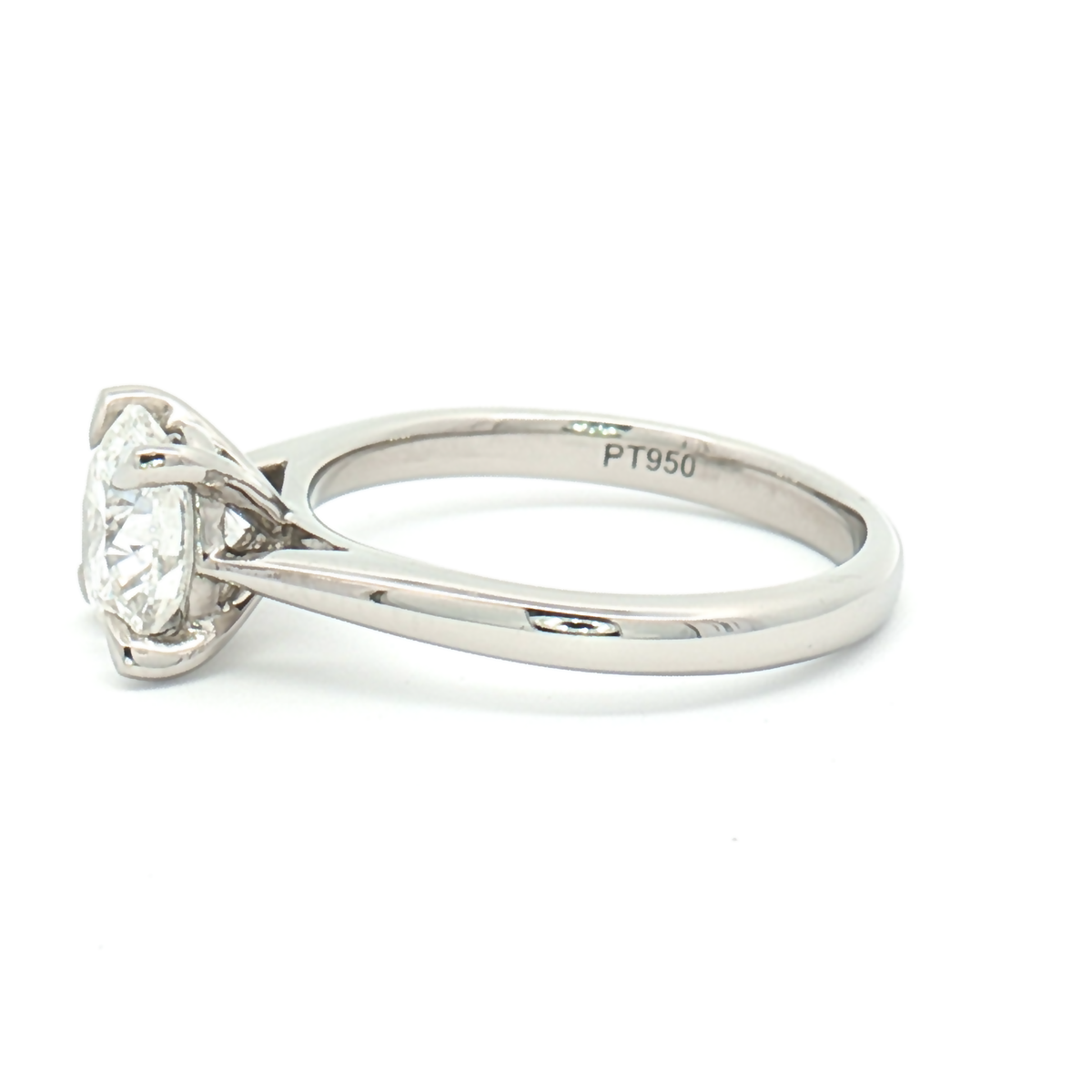 Lab Diamond 1.56ct Brilliant-Cut Solitaire Engagement Ring 3