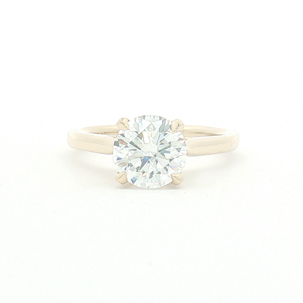 Lab Diamond 1.75ct Round Brilliant-cut Engagement Ring