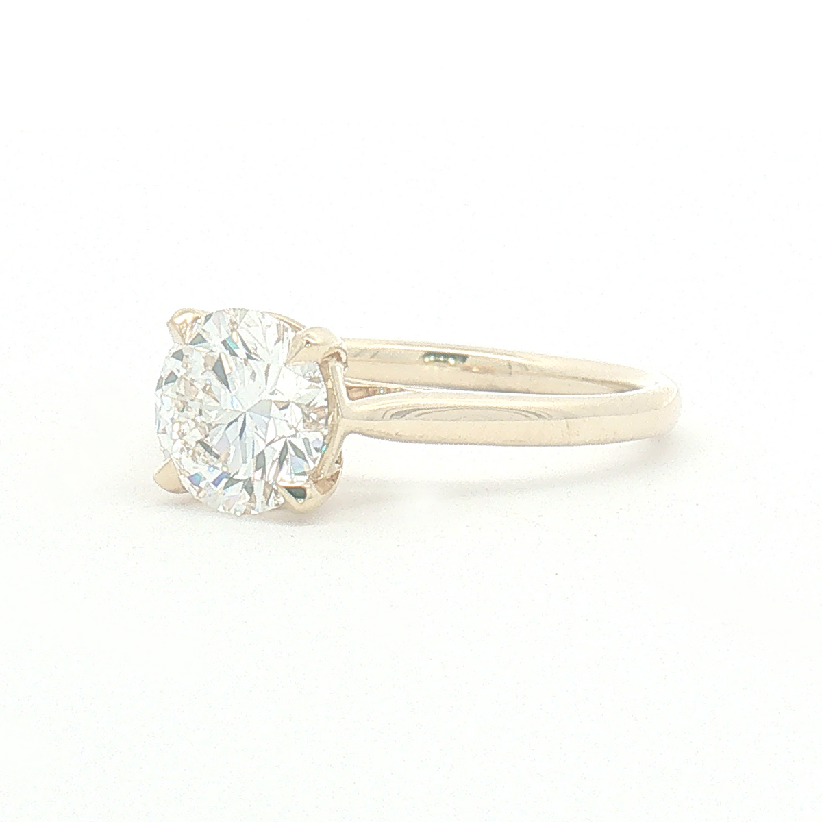 Lab Diamond 1.75ct Round Brilliant-cut Engagement Ring
