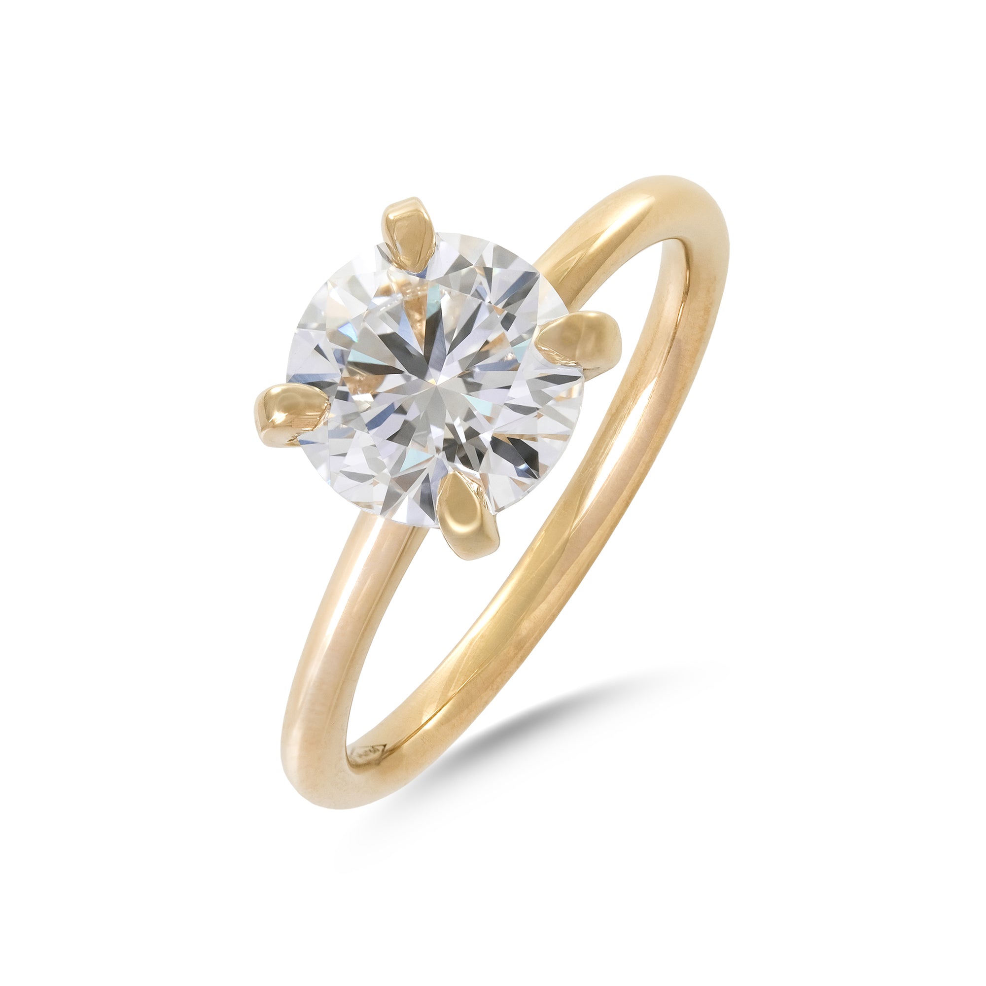 Lab Diamond 2.00ct Brilliant-Cut Solitaire Engagement Ring