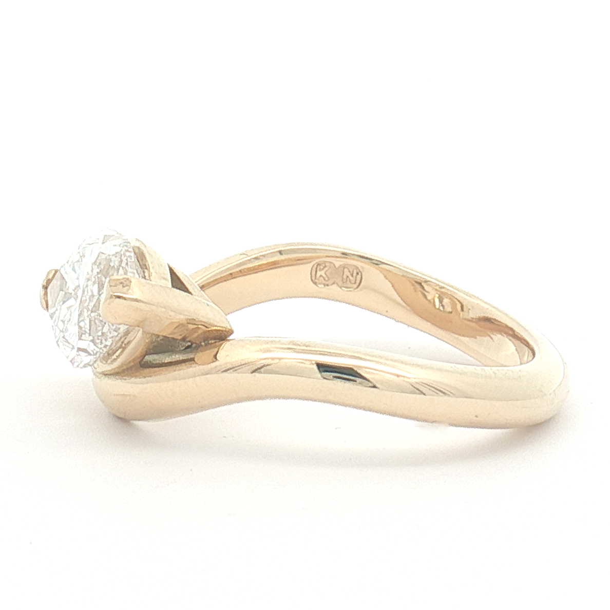 Lab Diamond 2.00ct Marquise-cut Engagement Ring