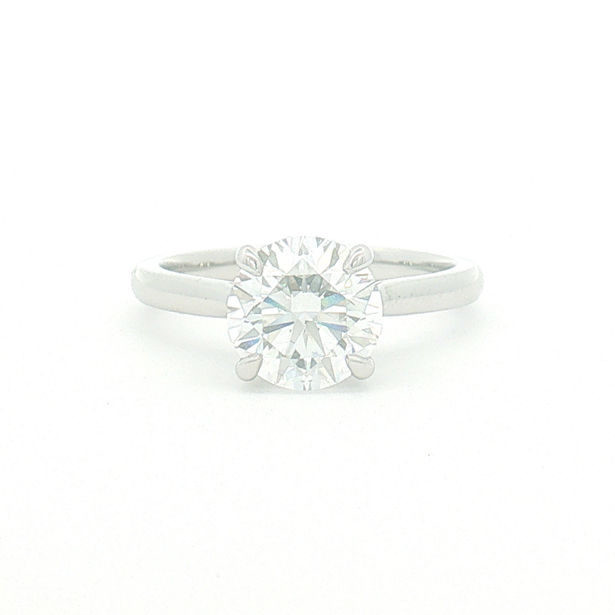 Lab Diamond 2.07ct Round Brilliant-cut Engagement ring