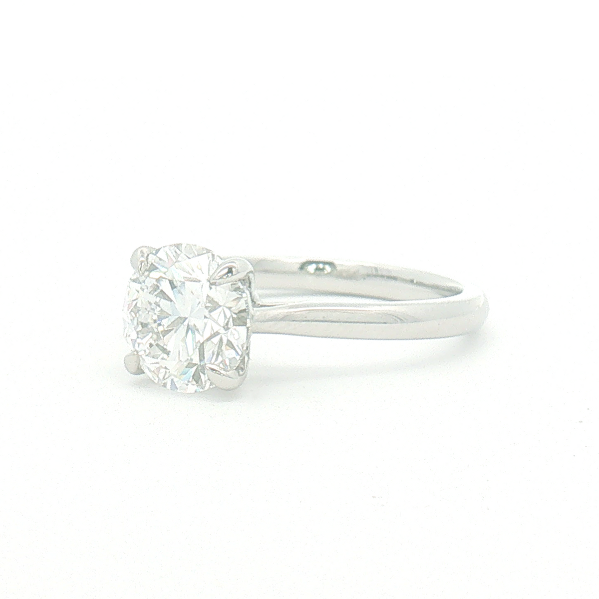 Lab Diamond 2.07ct Round Brilliant-cut Engagement ring
