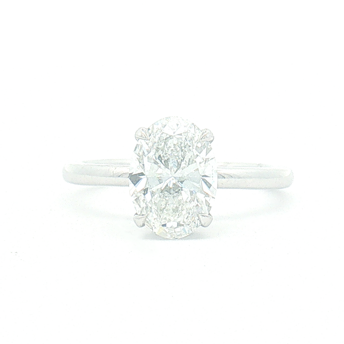 Lab Diamond 2.14ct Oval-cut Engagement Ring