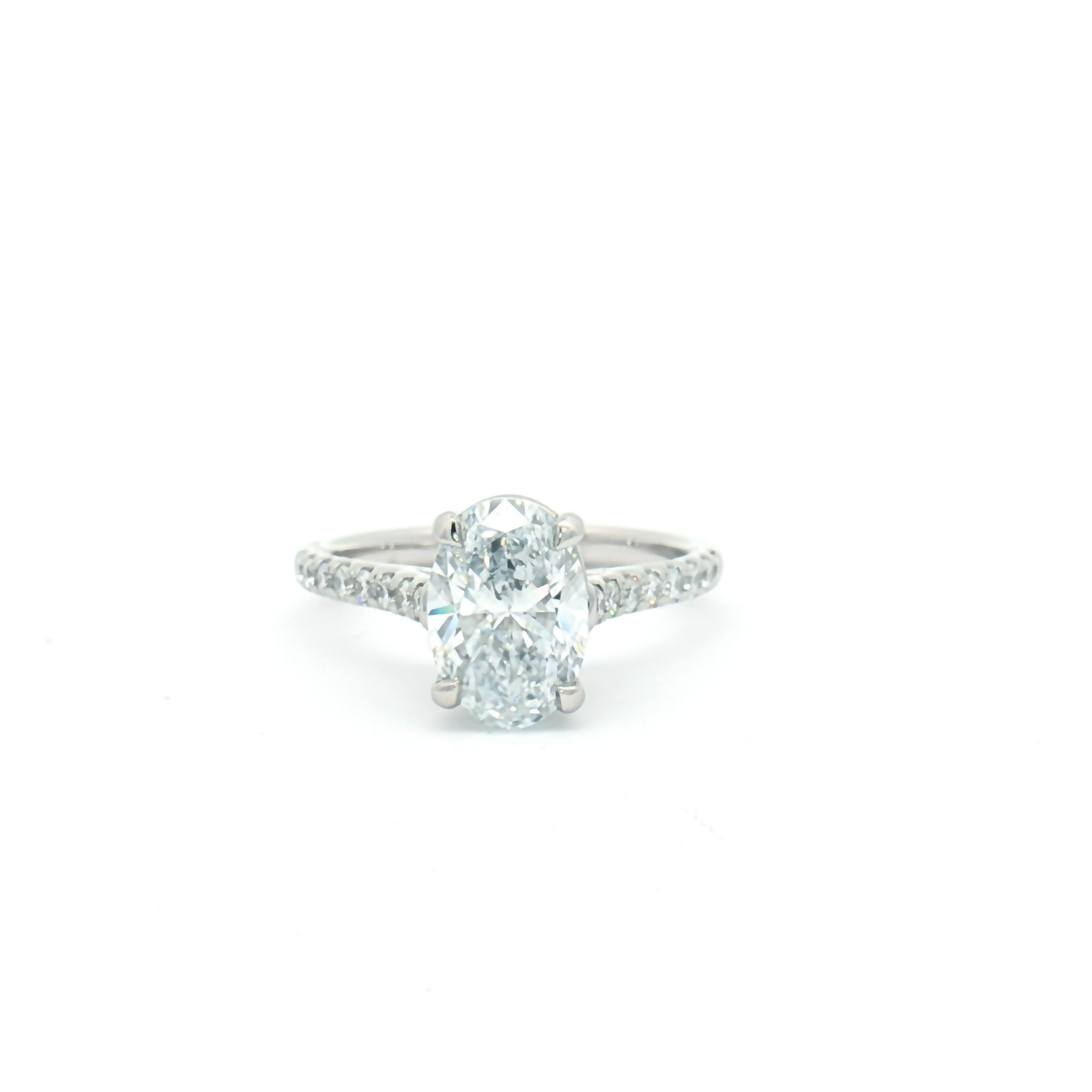 Lab Diamond 2.31ct Oval-cut Engagement Ring
