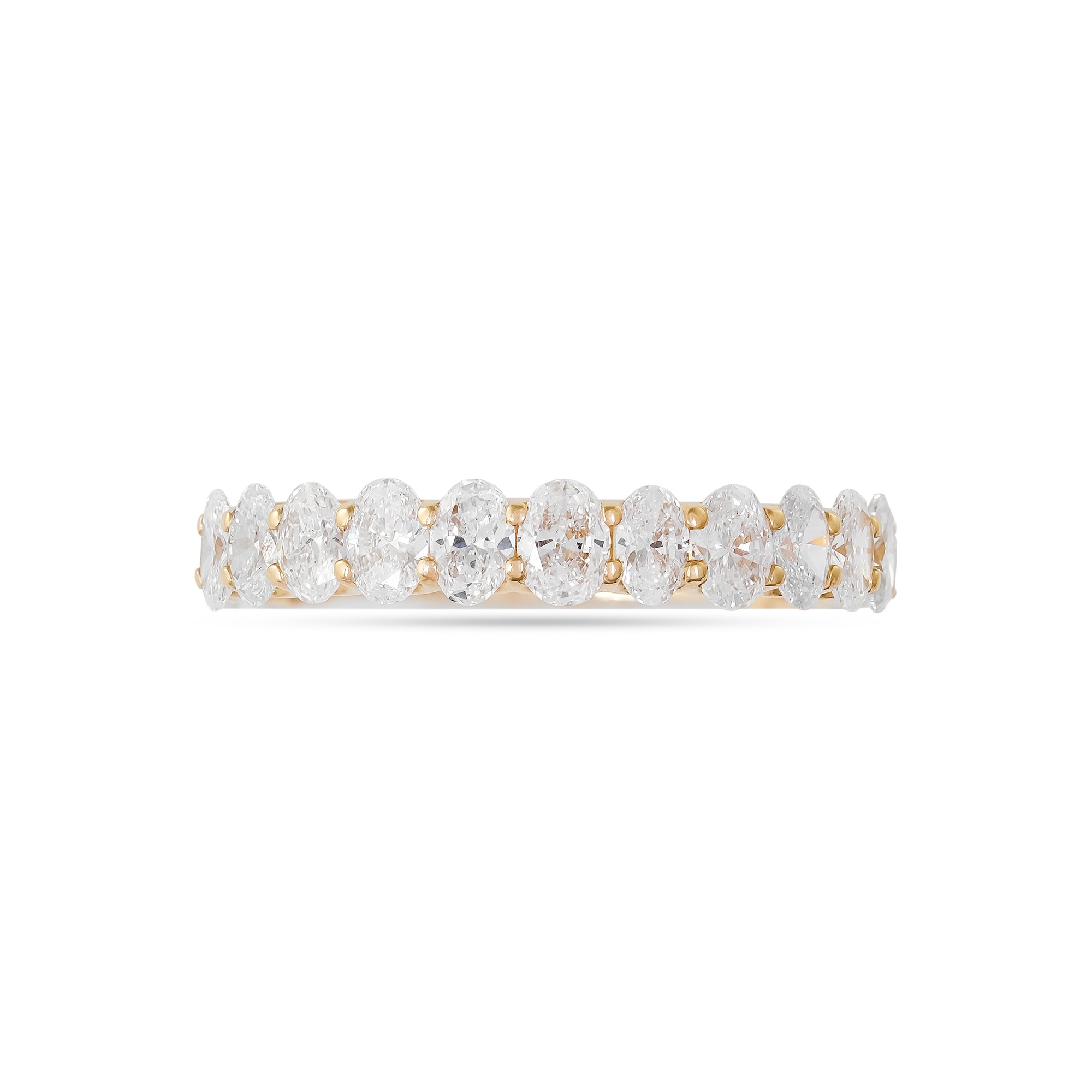 Lab Diamond 2.40ct Half Eternity Ring