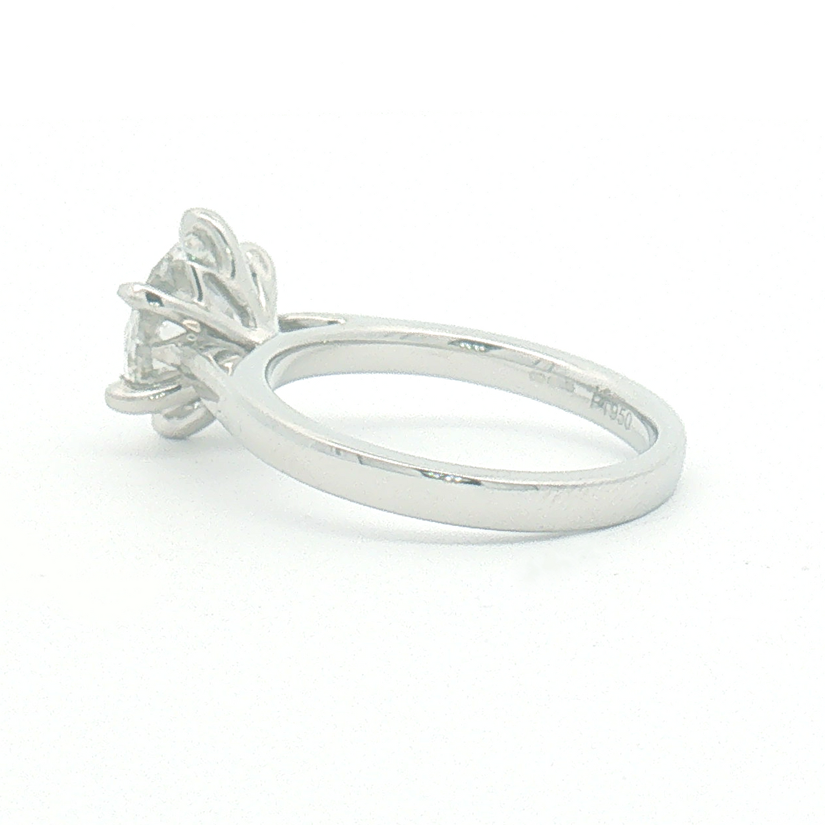 Lab Diamond 2.50ct Round Brilliant-cut Engagement Ring