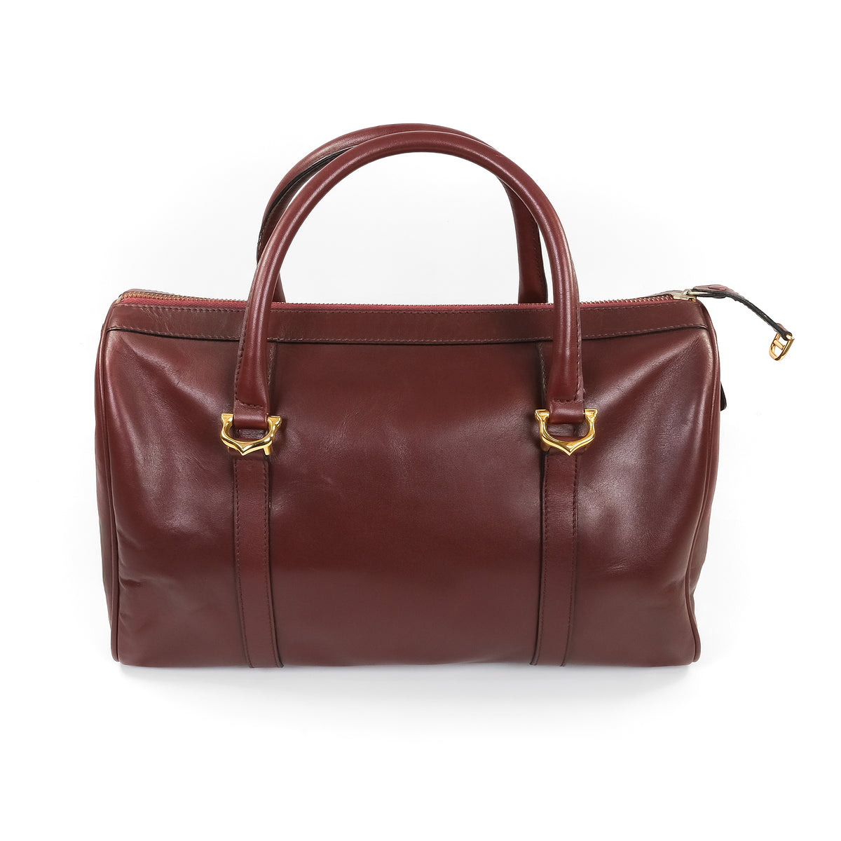 Must De Cartier Boston Leather Bag