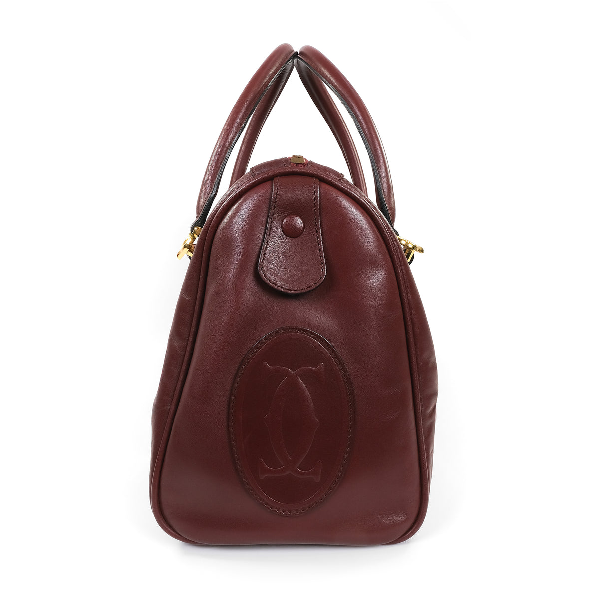 Must De Cartier Boston Leather Bag