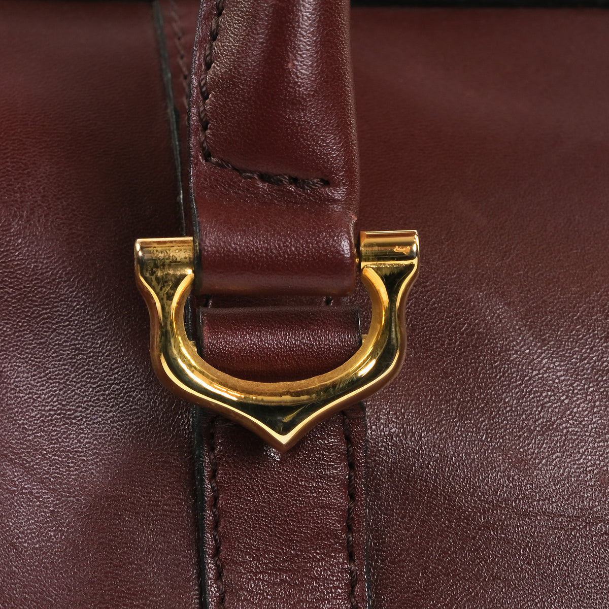 Must De Cartier Boston Leather Bag