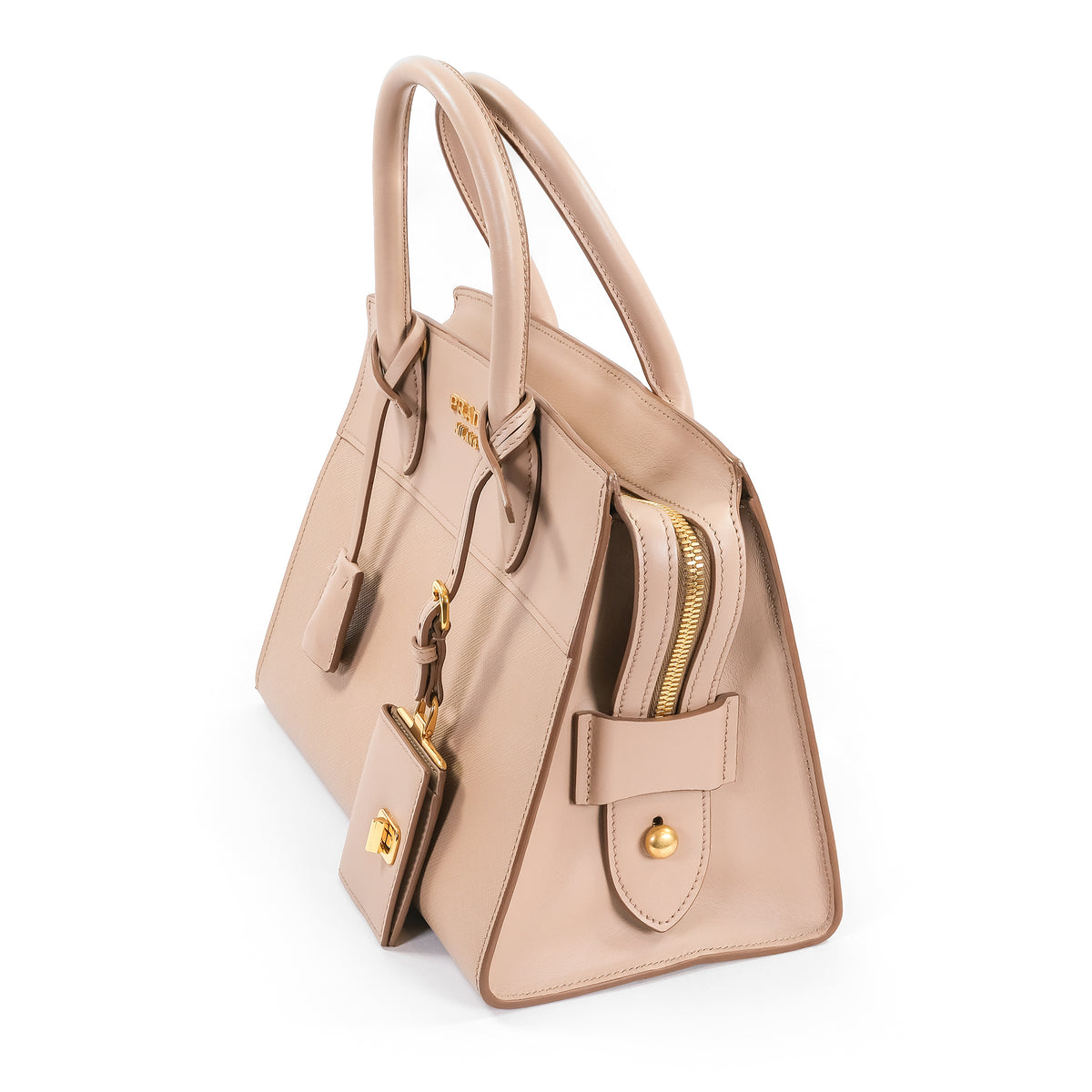 Prada Saffiano City Calf Esplanade Medium Tote