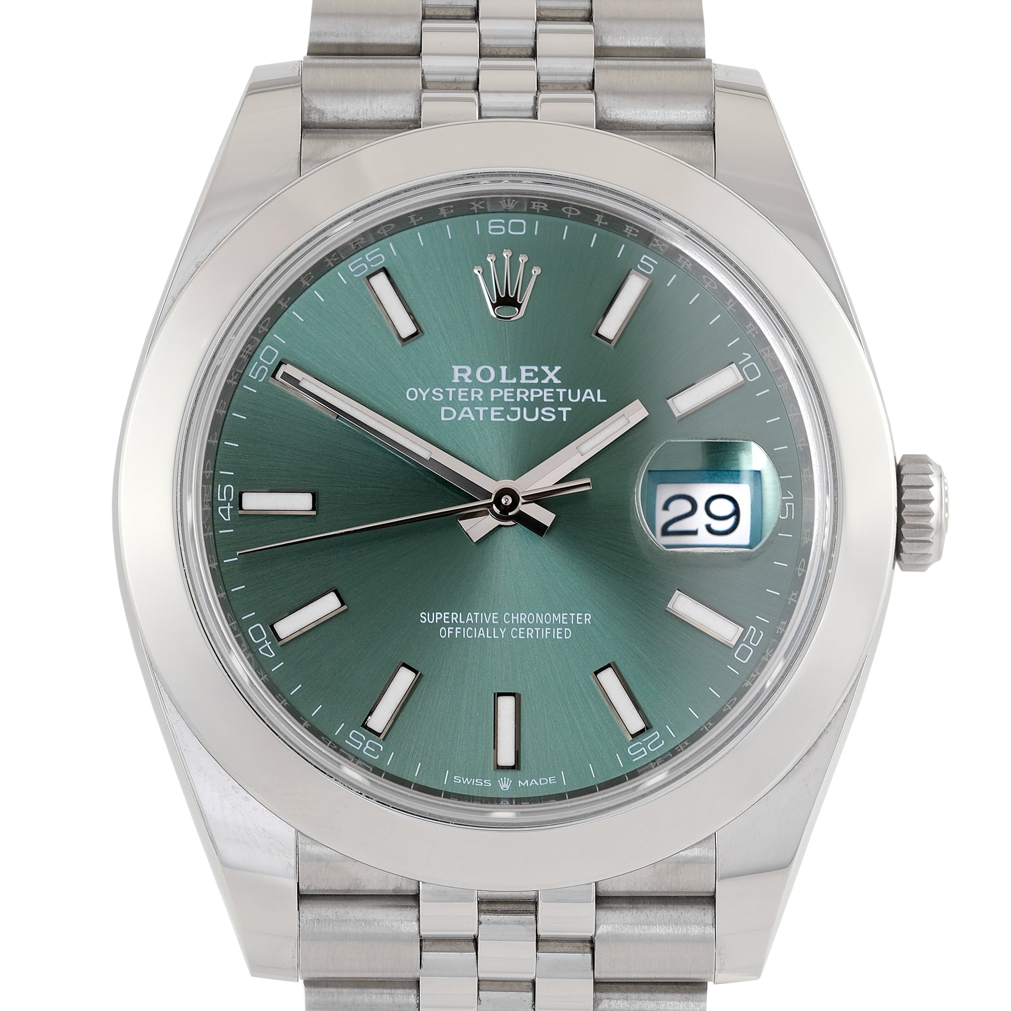 Rolex Datejust 41 126300 Mint Green
