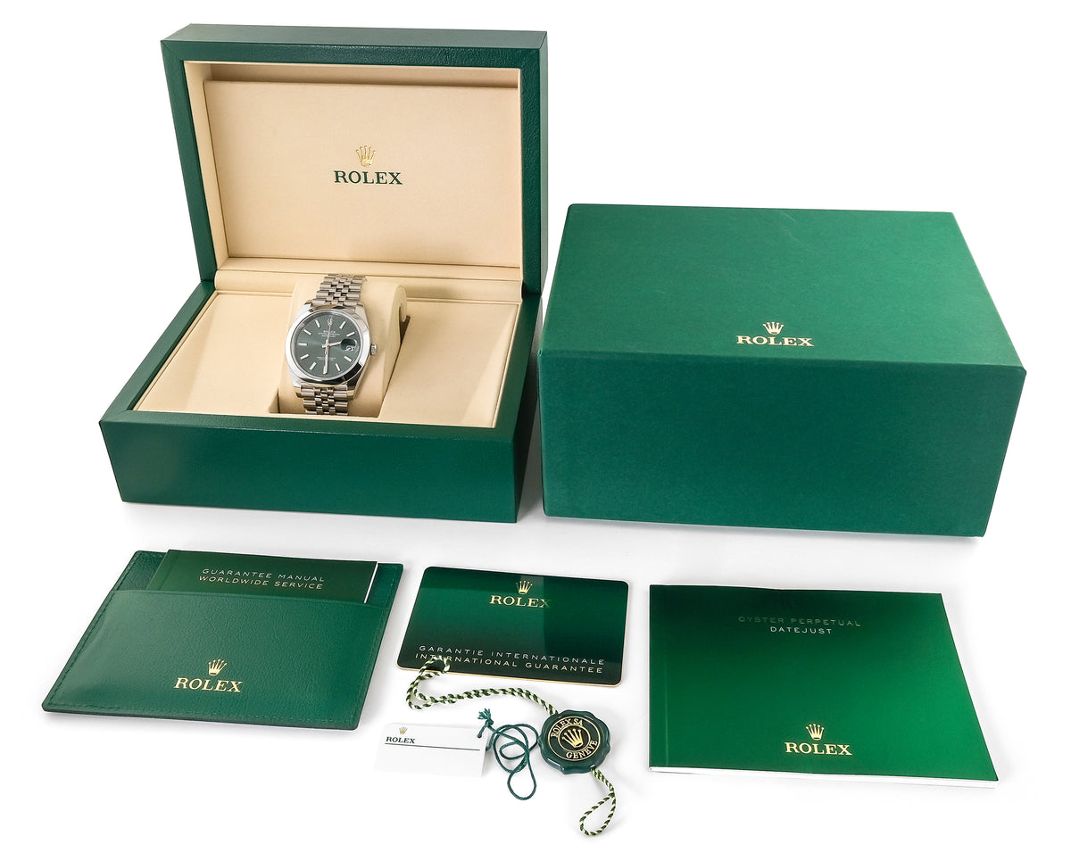 Rolex Datejust 41 126300 Mint Green
