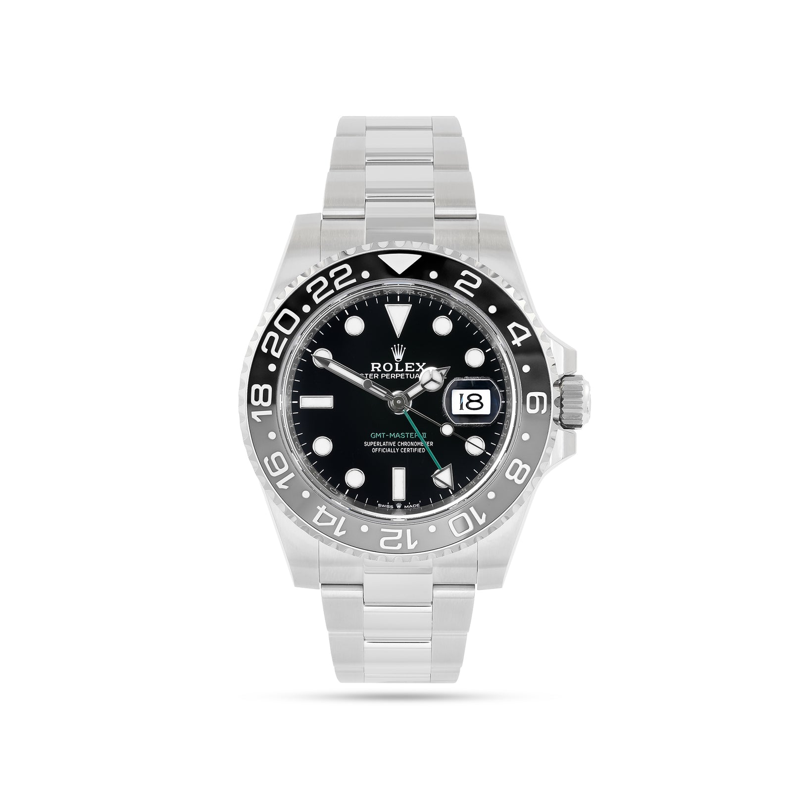 Rolex GMT Master II Bruce Wayne 126710GRNR Source
