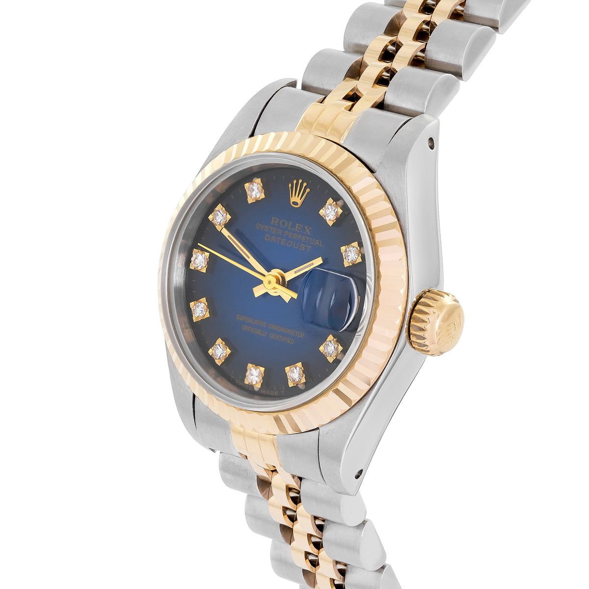 Rolex Ladies Datejust 26 69173 Blue Vignette