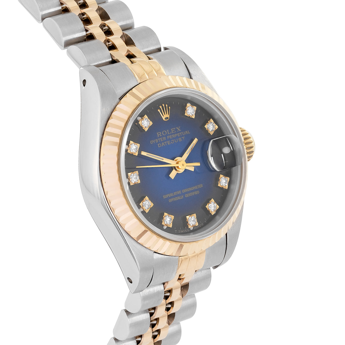 Rolex Ladies Datejust 26 69173 Blue Vignette